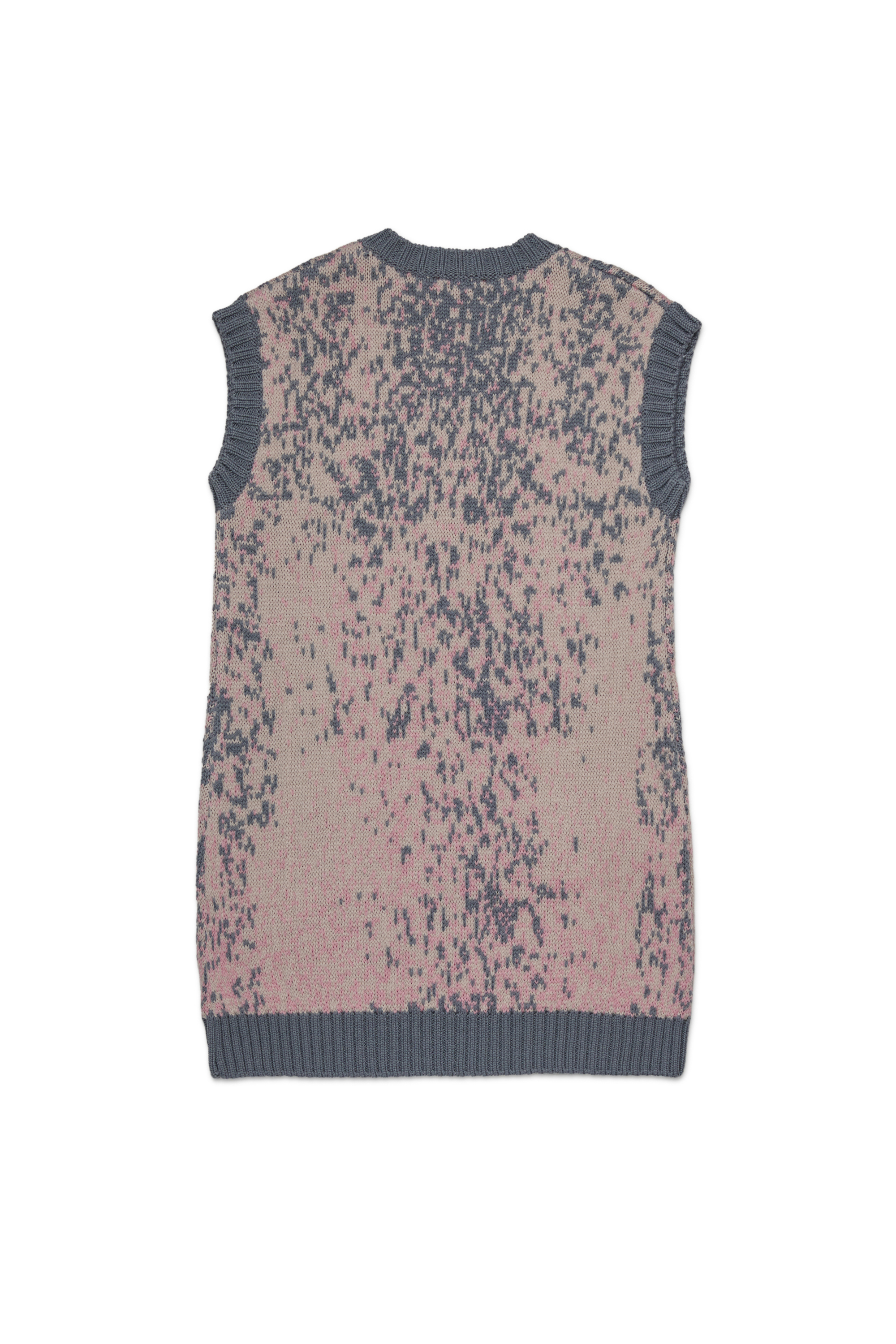 Diesel - DIAMA, Damen Wollkleid mit V-Ausschnitt in Rosa - 2