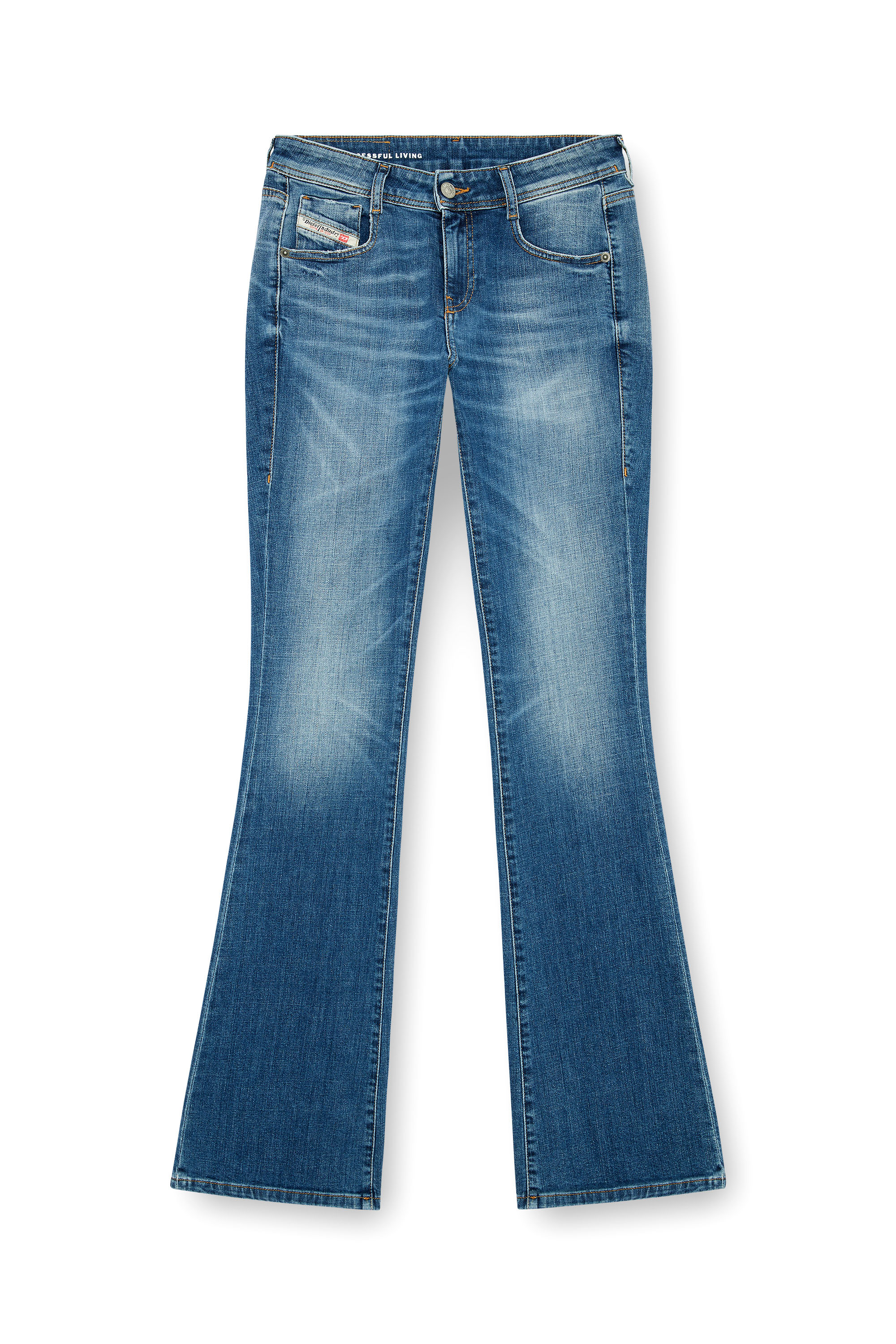 Diesel - Damen Bootcut Jeans 1969 D-Ebbey 09J33, Mittelblau - 3
