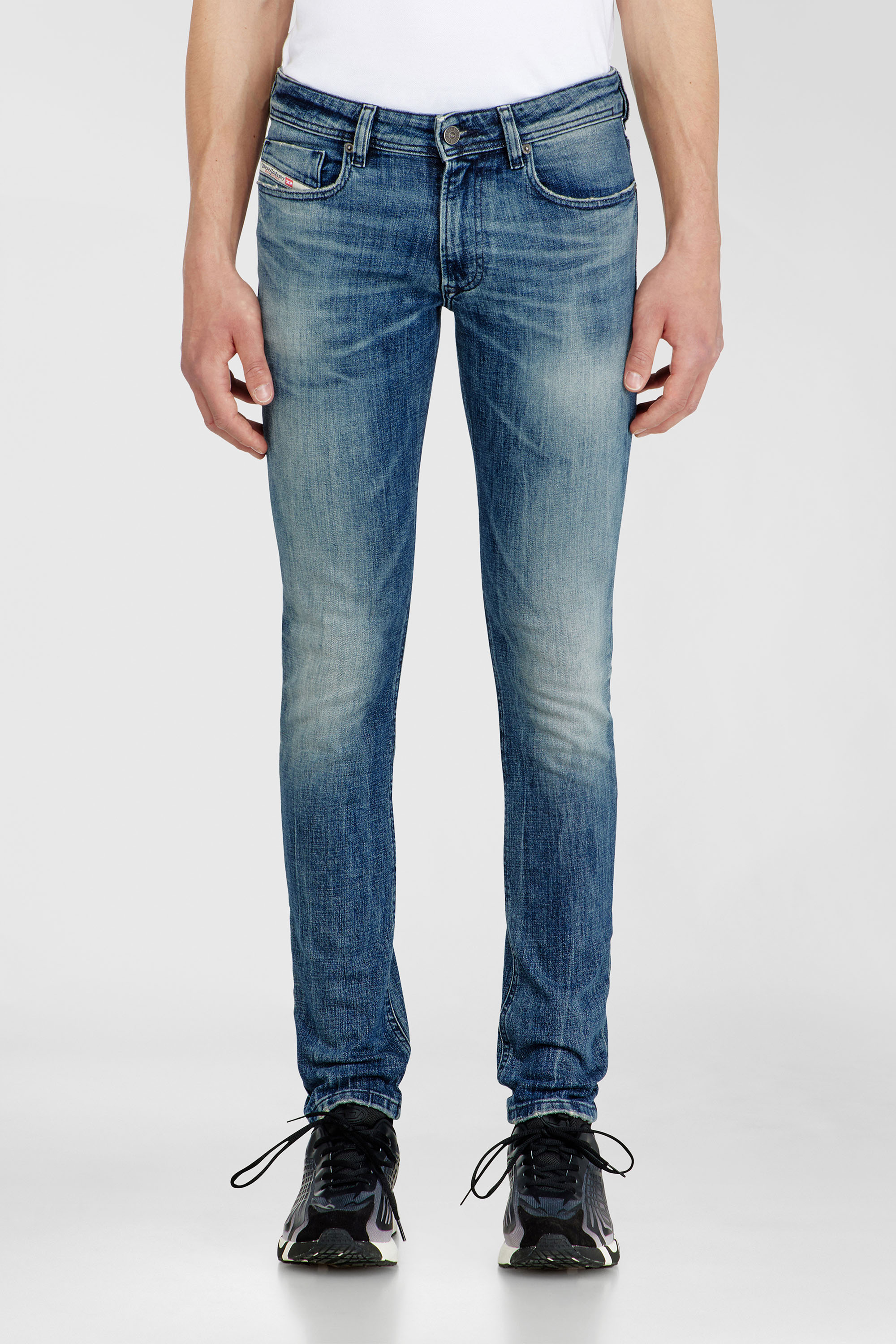 Diesel - Herren Skinny Jeans 1979 Sleenker 0KBBE, Mittelblau - 4