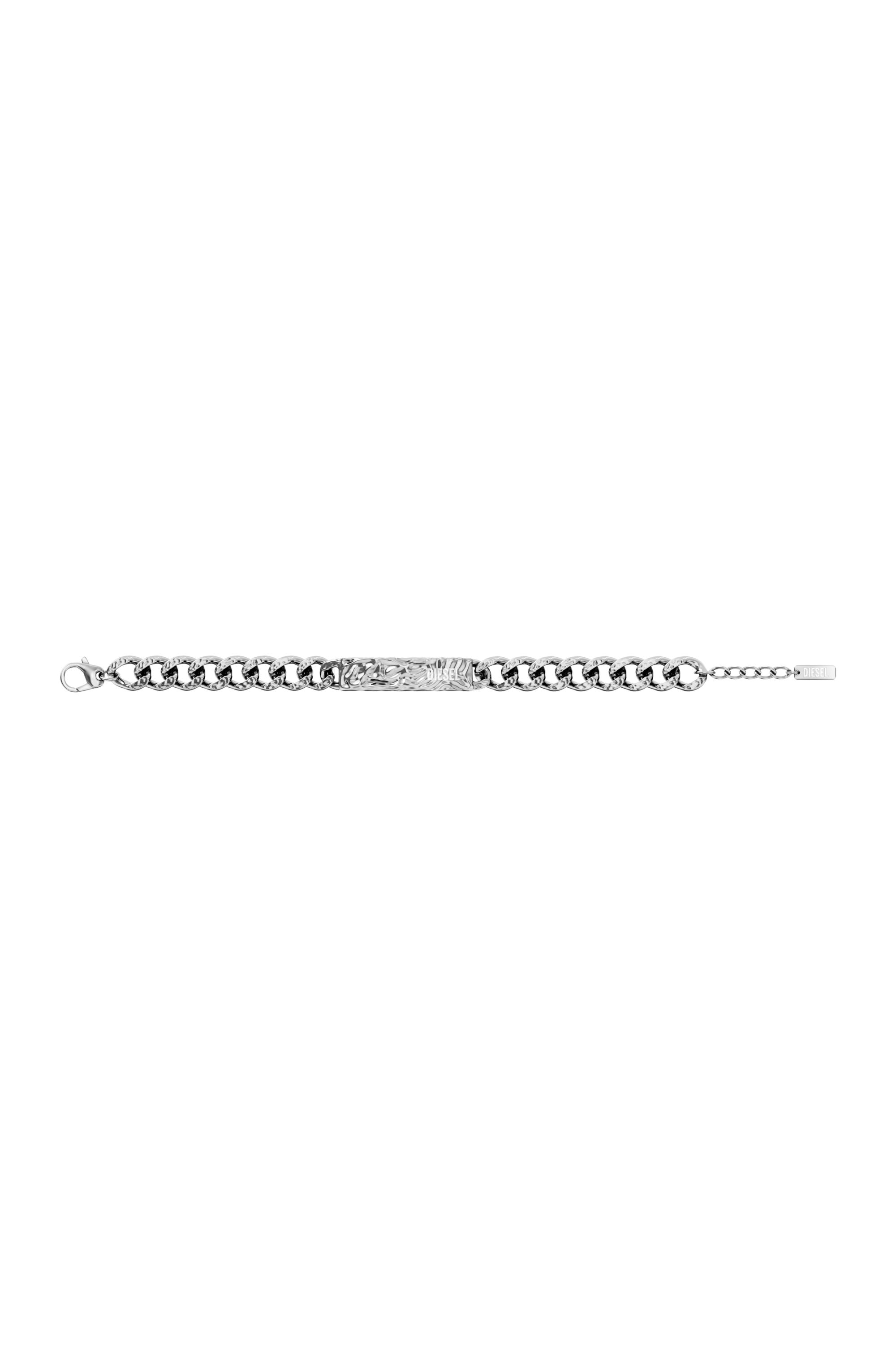 Diesel - DX1732040, Unisex ID-Armband aus Edelstahl in Silber - 3