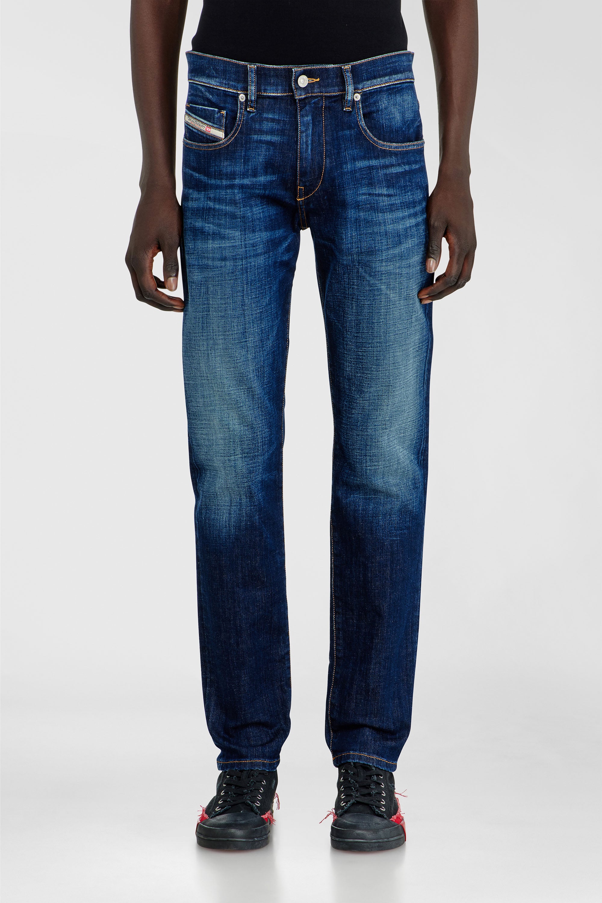 Diesel - Herren Slim Jeans 2019 D-Strukt 09L61, Mittelblau - 1