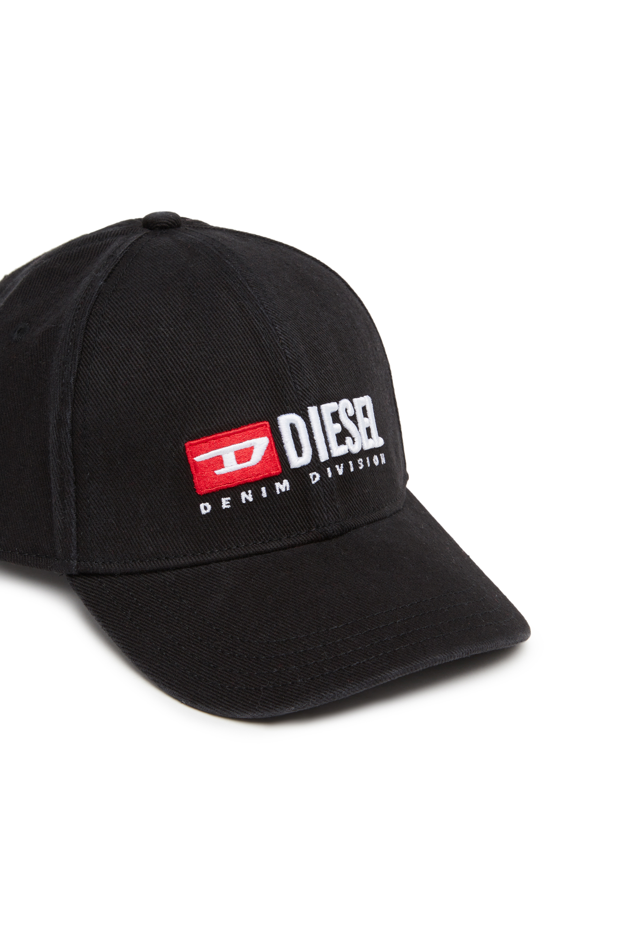 Diesel - CORRY-DIV-WASH, Herren Basecap mit Logostickerei in Schwarz - 3