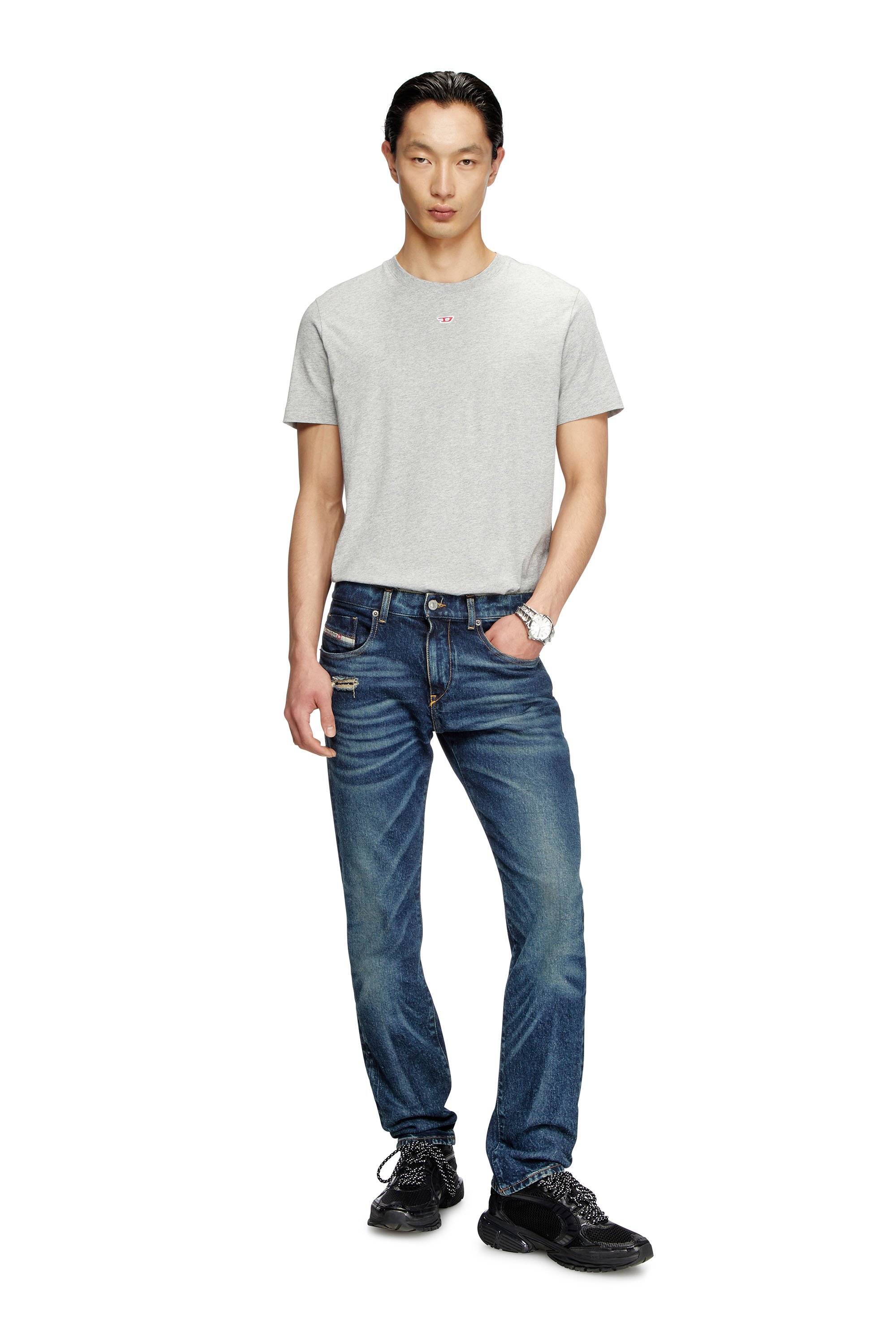 Diesel - Herren Slim Jeans 2019 D-Strukt 007Y3, Dunkelblau - 1