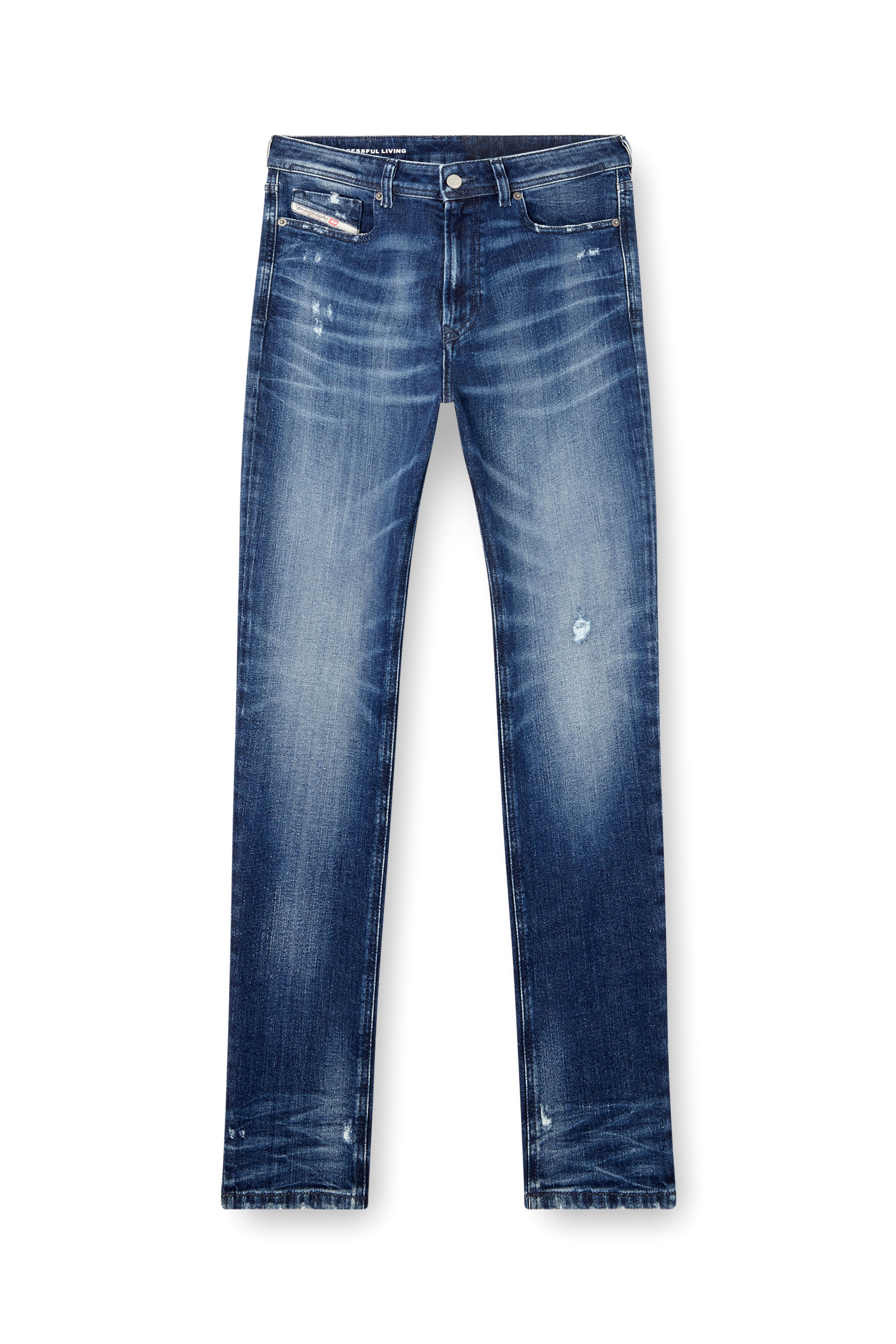 Diesel - Herren Skinny Jeans 1979 Sleenker 09L42, Dunkelblau - 3