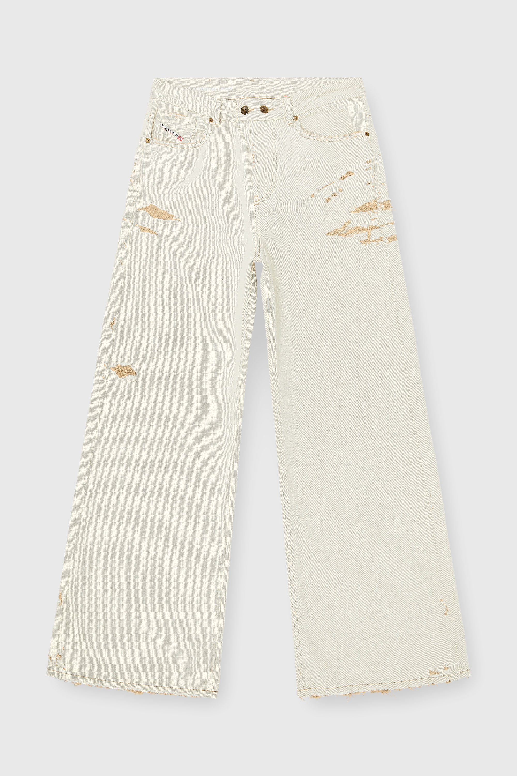 Diesel - Damen Relaxed Jeans 1996 D-Sire 09P89, Beige - 2