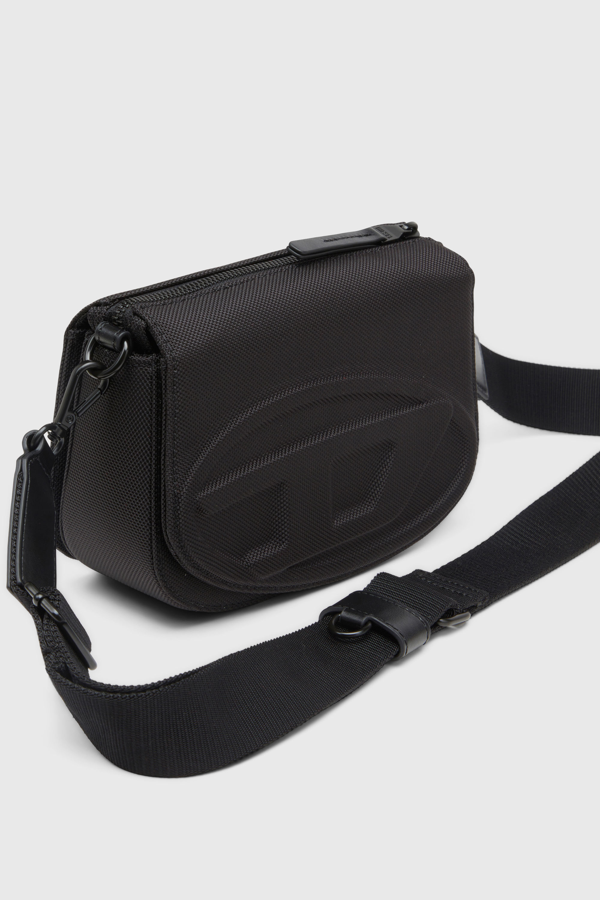 Diesel - 1DR CAMERA BAG, Unisex's 1DR-Camera bag in Cordura fabric in Black - 5