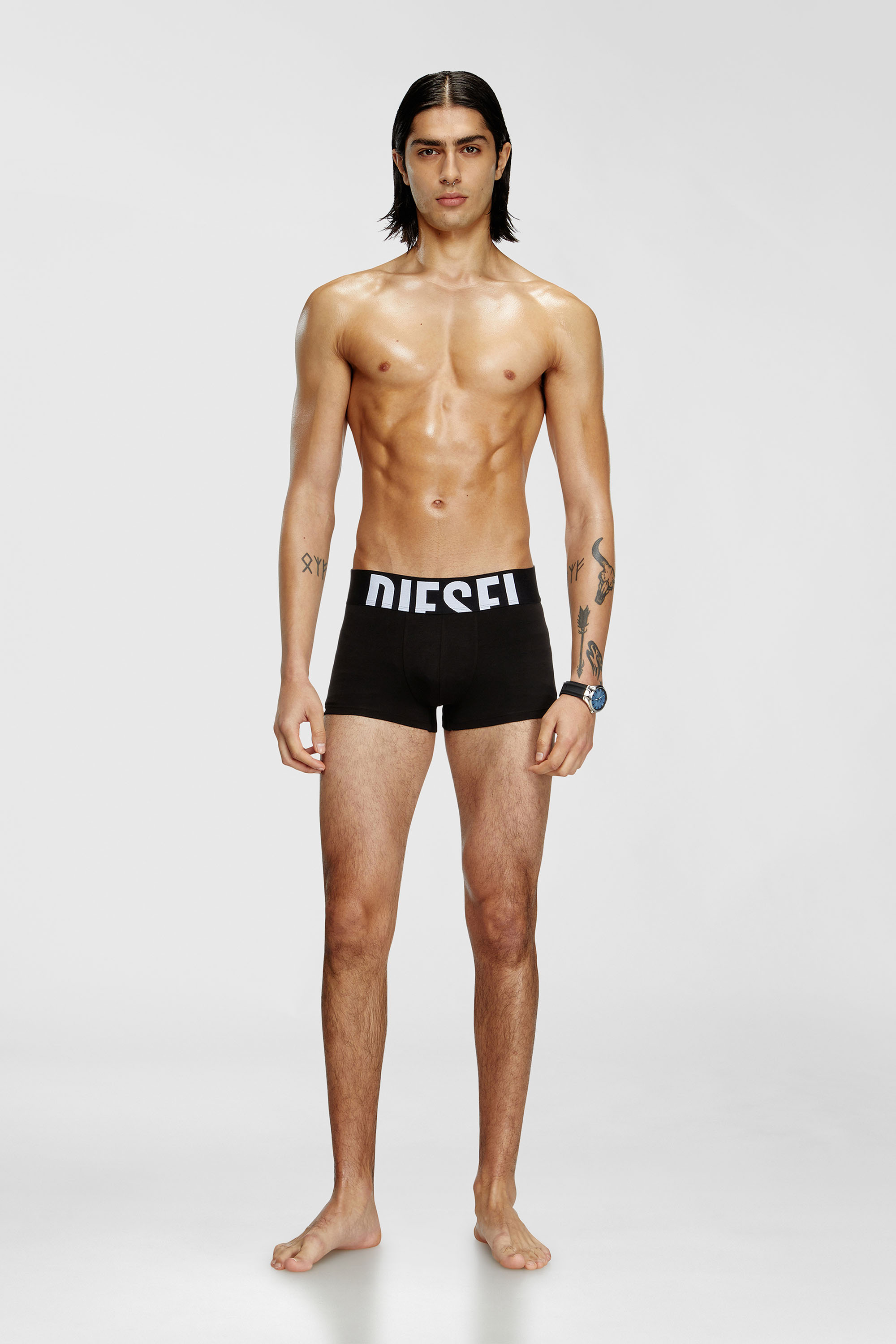 Diesel - UMBX-DAMIENTHREEPACK-5.5EL, Herren Retropants im Dreierpack aus Baumwollstretch in Schwarz - 1
