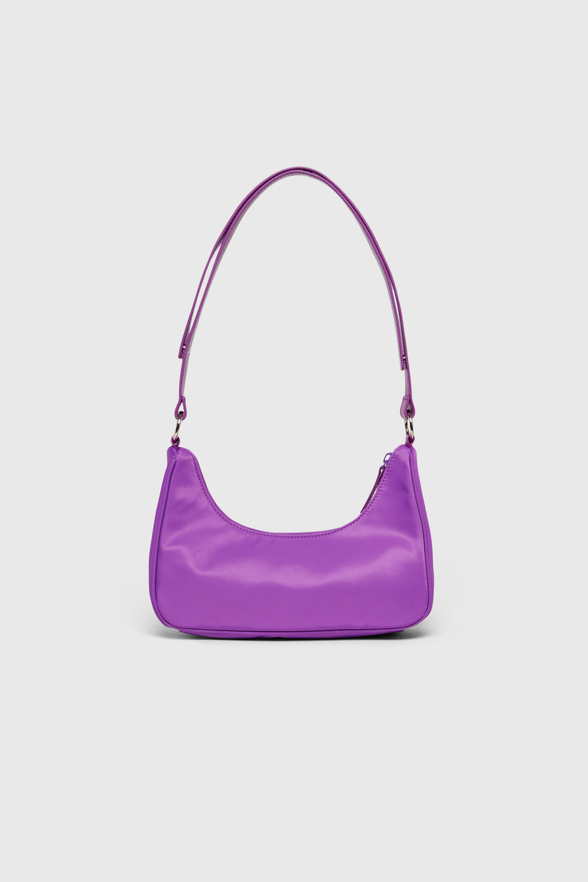 Diesel - WUNSY, Damen WUNSY - Nylon-Umh&auml;ngetasche mit Oval D Logo in Violett - 2