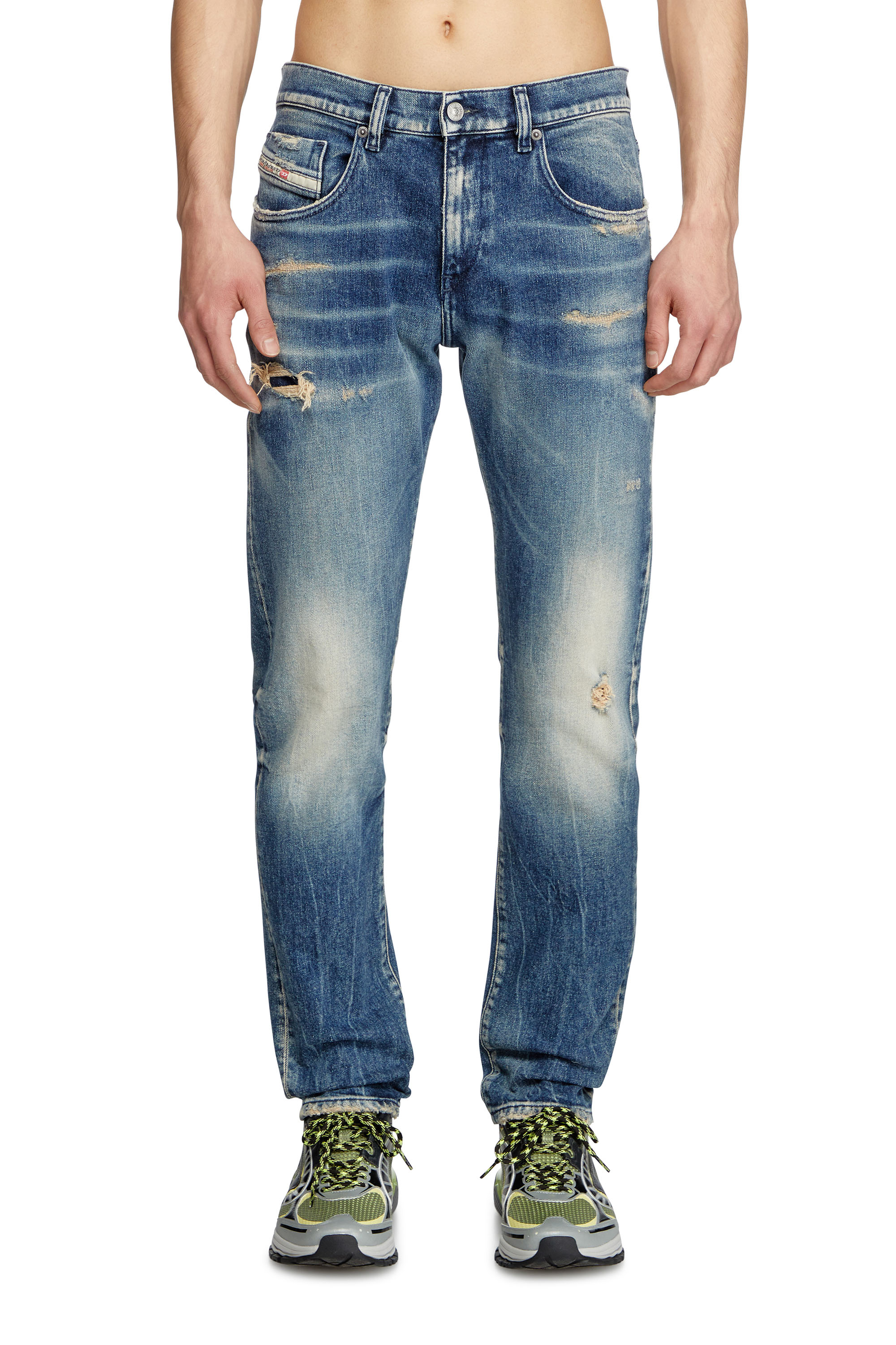 Diesel - Herren Slim Jeans 2019 D-Strukt 007Y6, Dunkelblau - 2