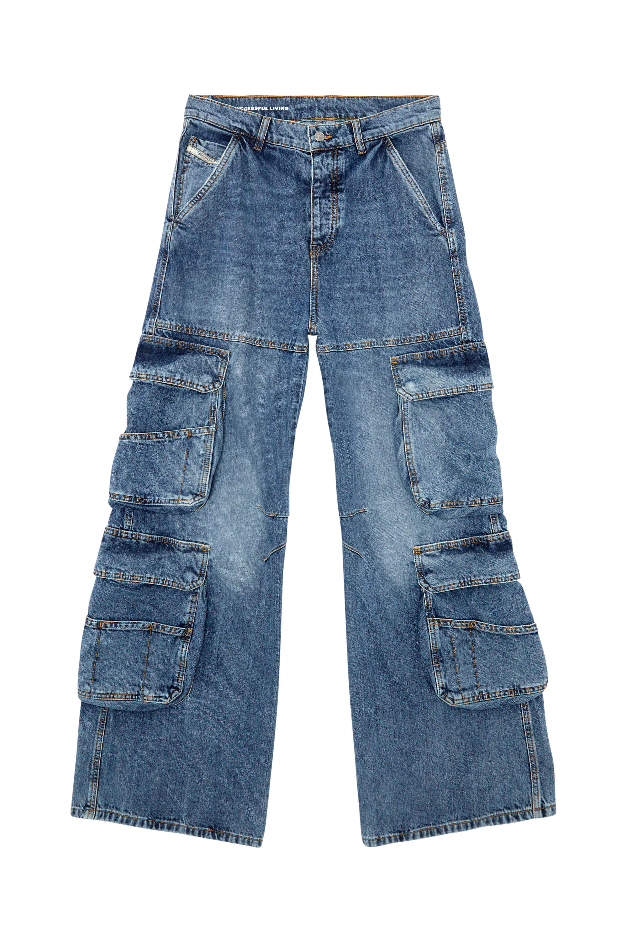 Straight Jeans 1996 D-Sire 0NLAX, Mittelblau - Jeans