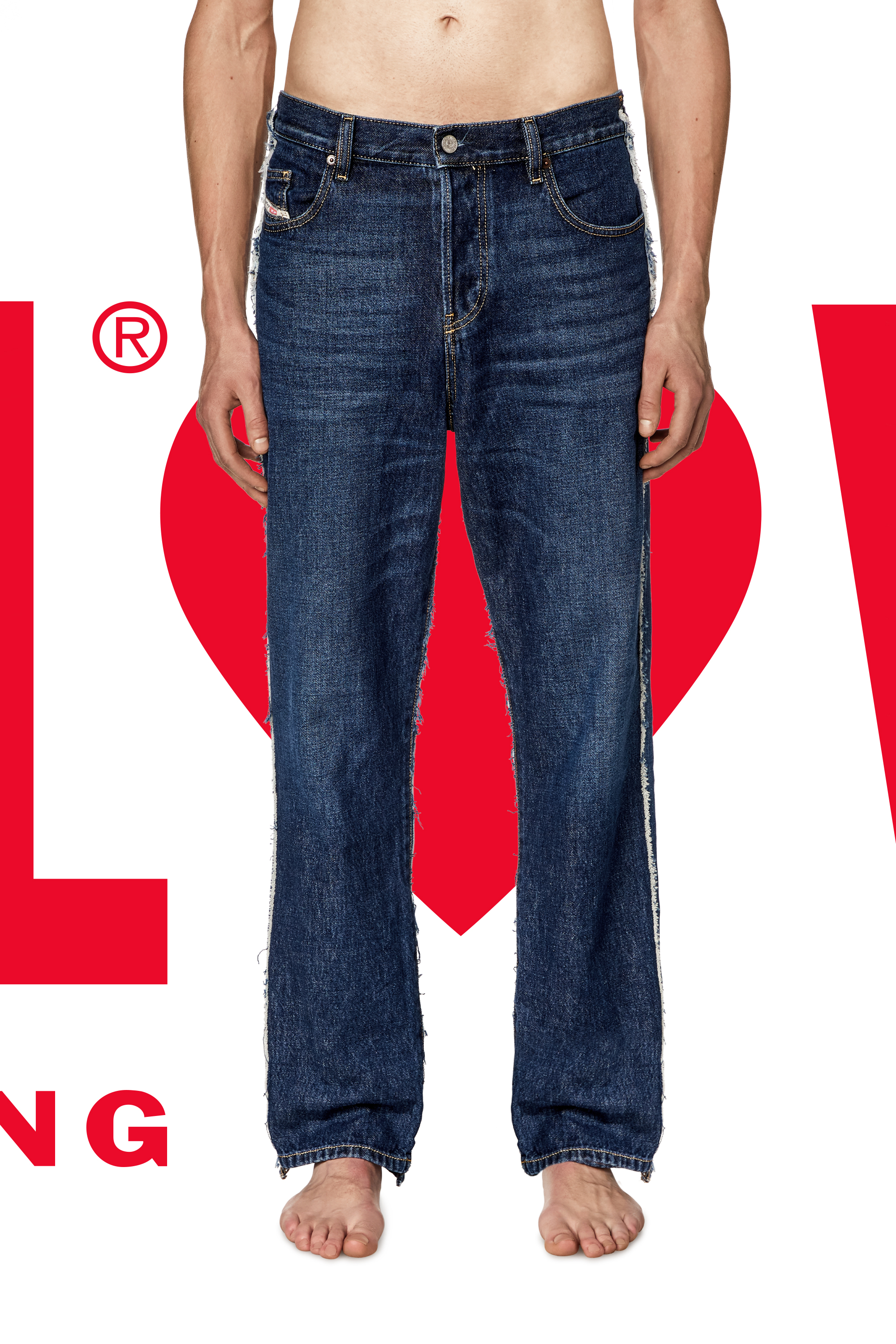 Regular Jeans Dieseloves 03 09K47, Mittelblau Diesel - Unisex Regular Jeans Dieseloves 03 09K47, Mittelblau - 3