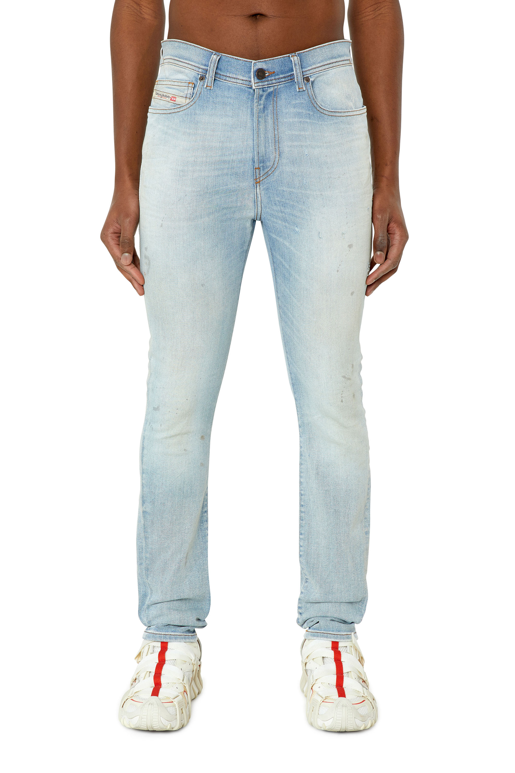 Diesel - 1983 D-Amny 09E89 Skinny Jeans, Hellblau - Image 1