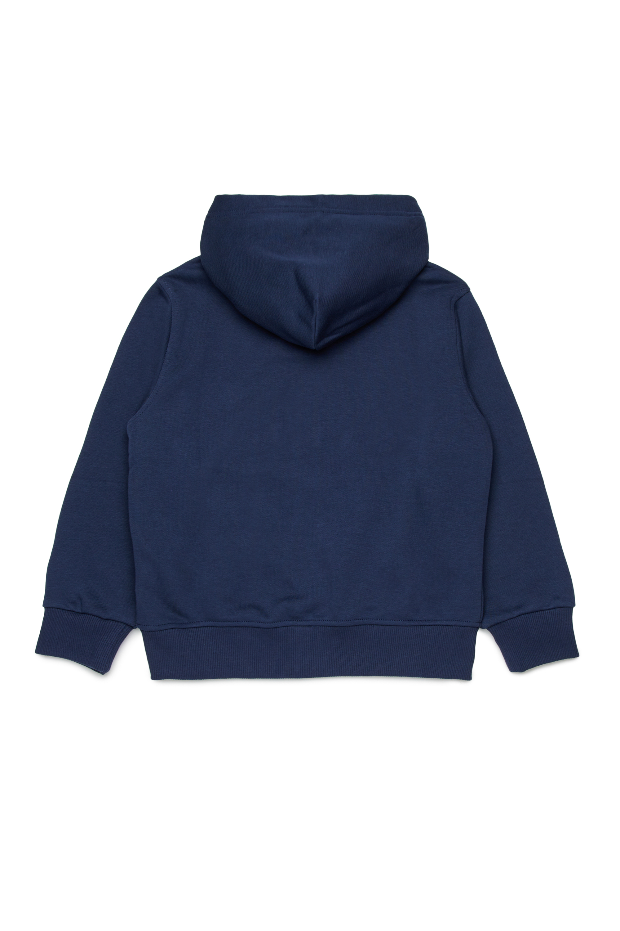 Diesel - SDROPSHOODZ OVER, Man's Cotton zip-up hoodie in Blue - 2