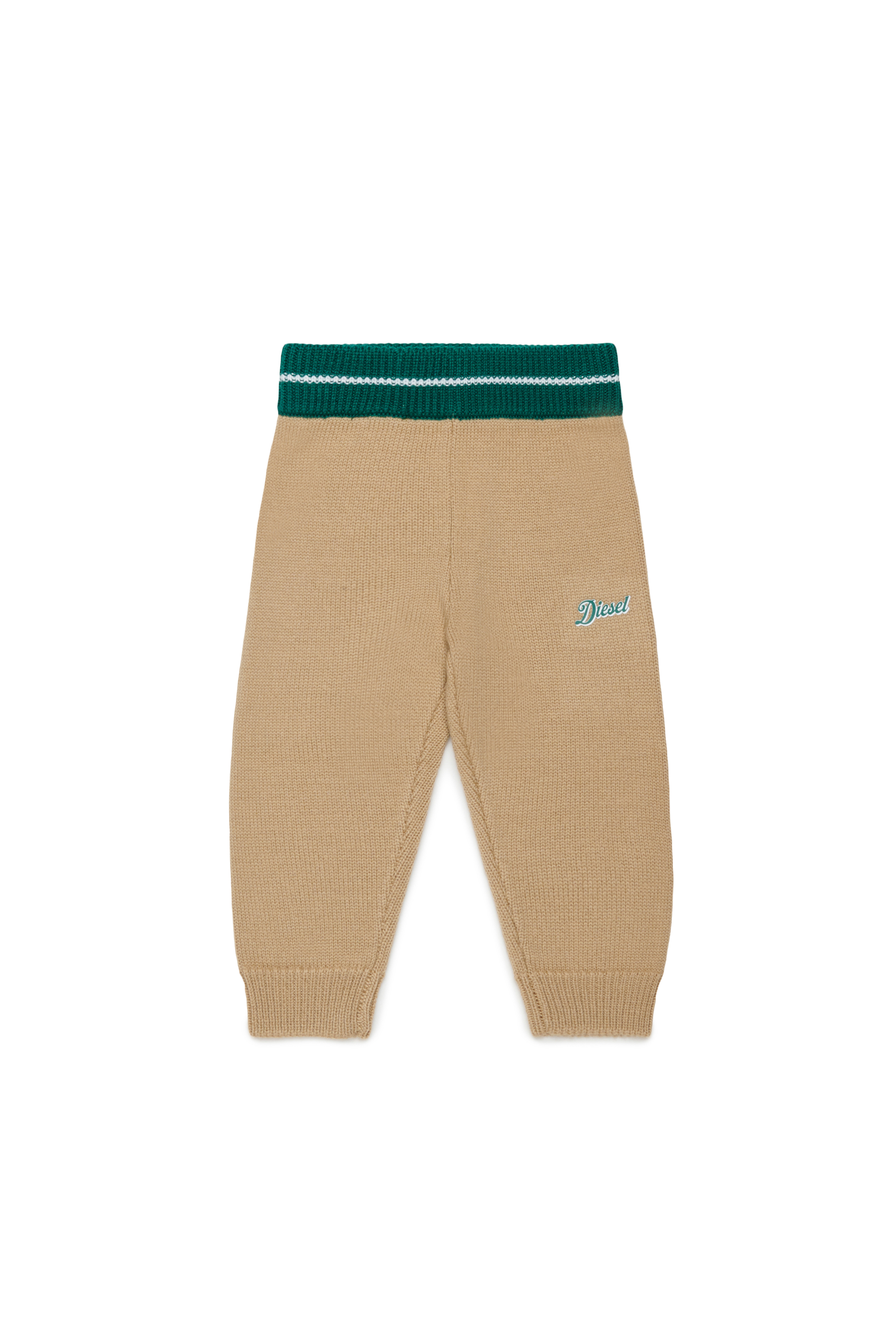 Diesel - PMOB, Unisex Strickhose aus Wollmischung in Braun - 1