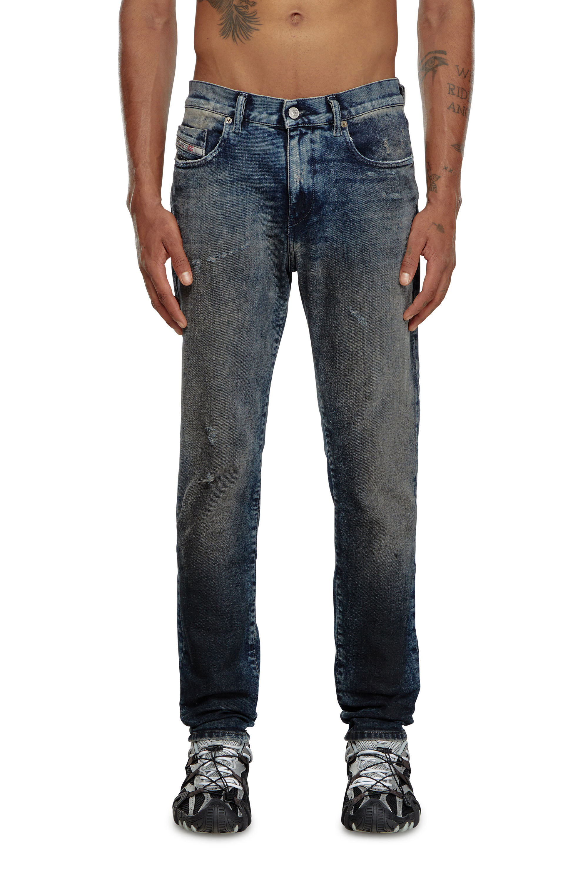 Diesel - Herren Slim Jeans 2019 D-Strukt 09H54, Dunkelblau - 1