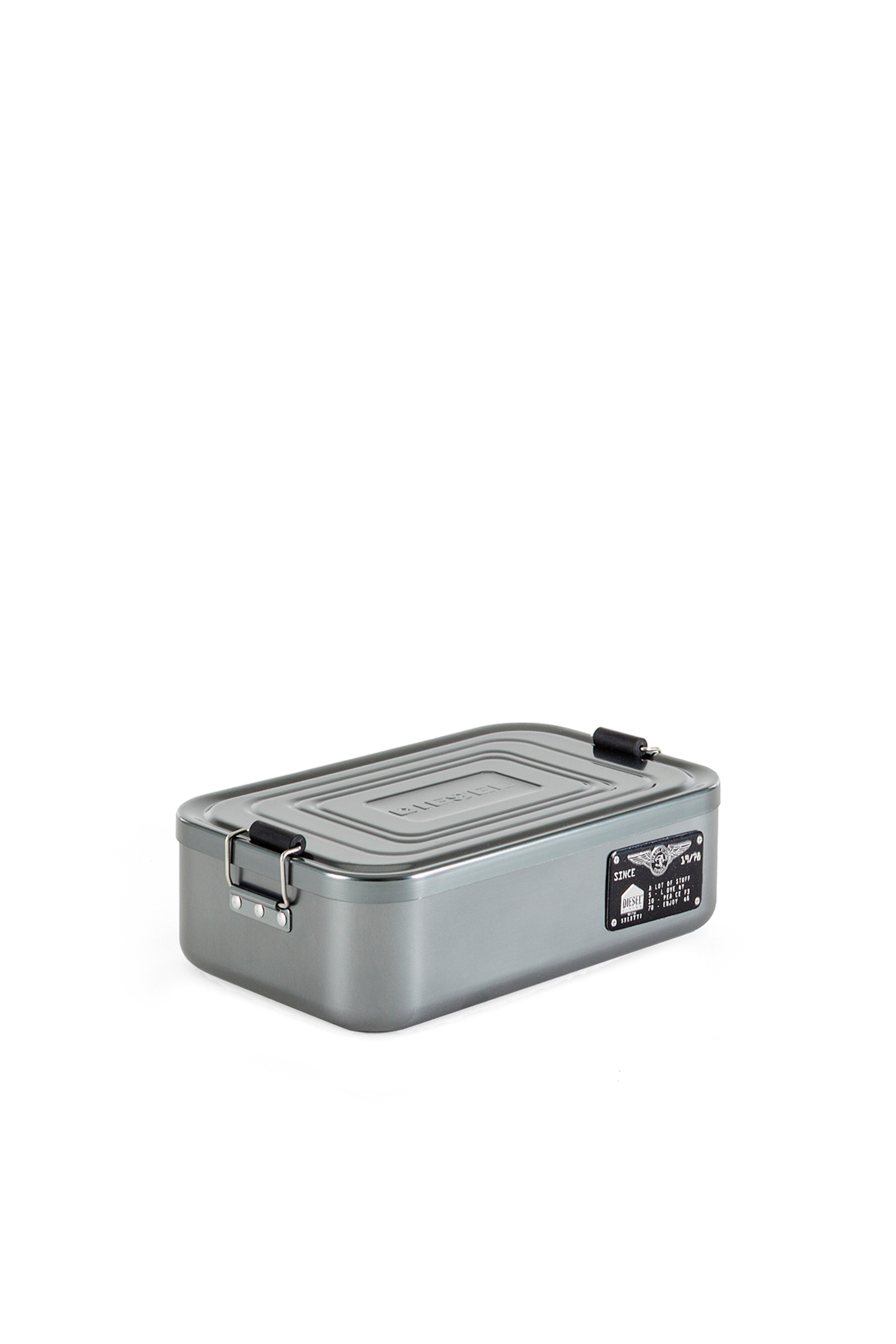 Diesel - 11036 SURVIVAL, Unisex Mittelgroße Aluminiumbox mit Deckel in Silbergrau - 2