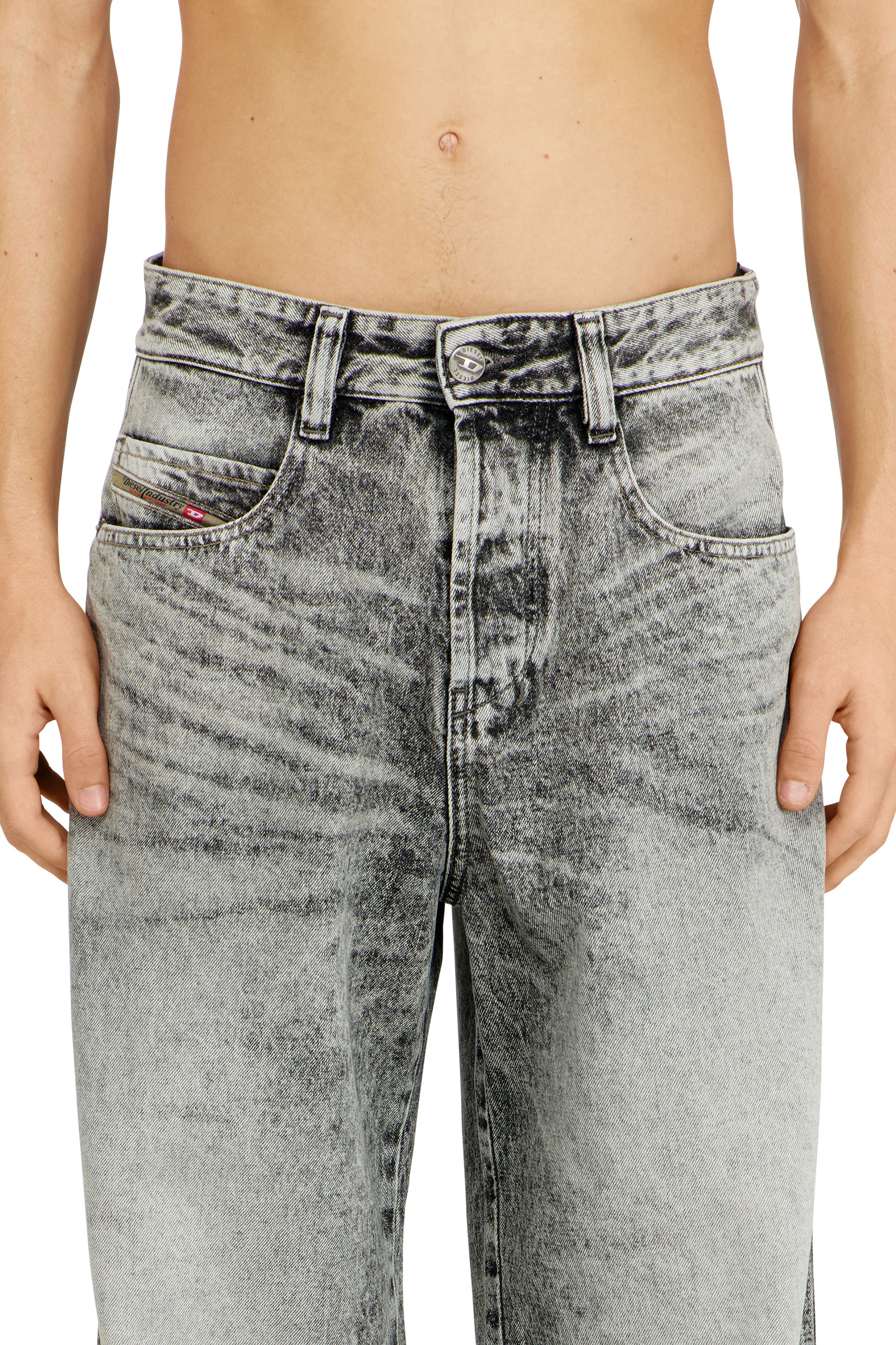 Diesel - Unisex Relaxed Jeans 1997 D-Enim-M 09P11, Hellgrau - 5