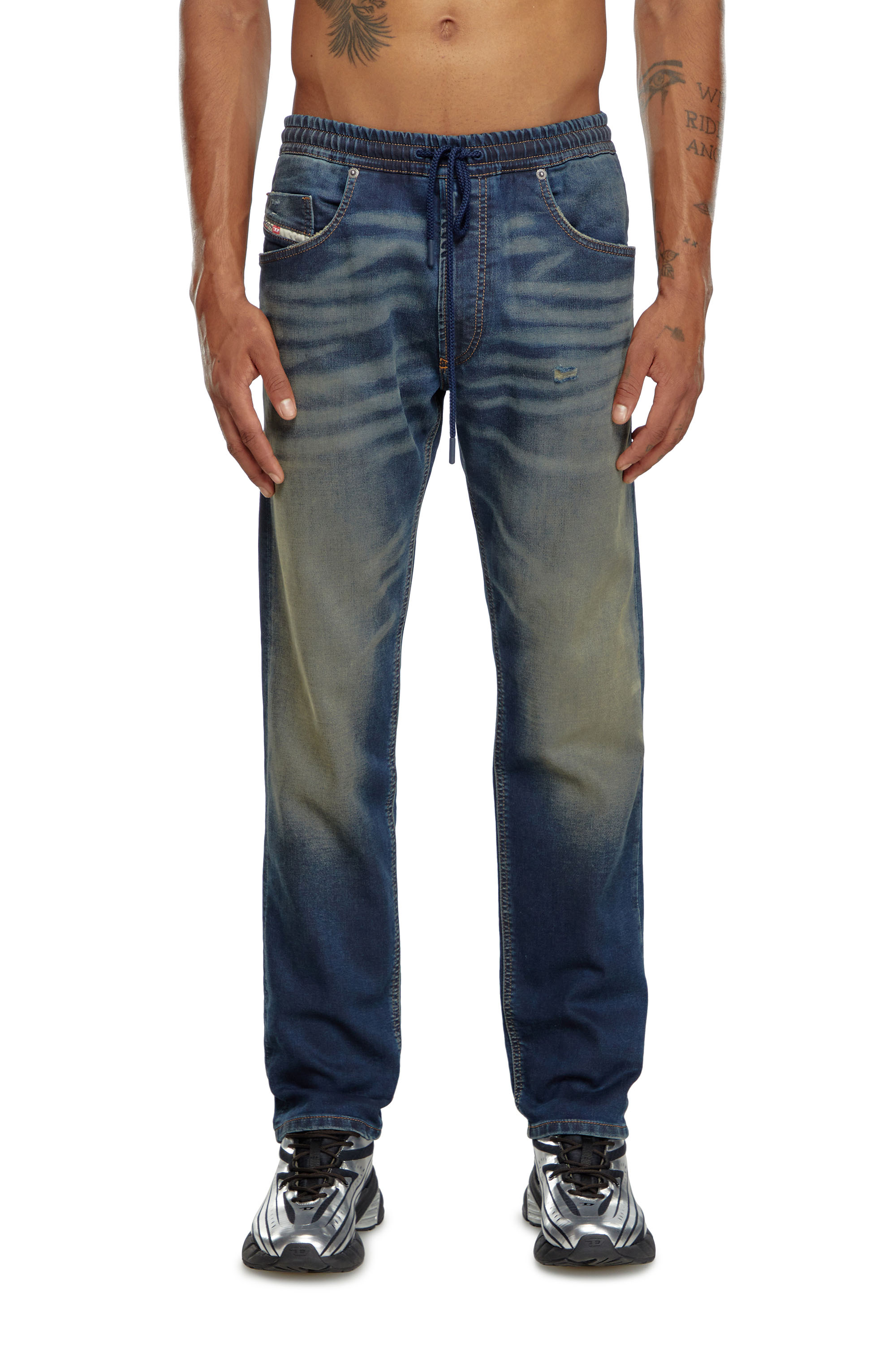 Diesel - Herren Regular 2030 D-Krooley Joggjeans® 09J34, Dunkelblau - 1