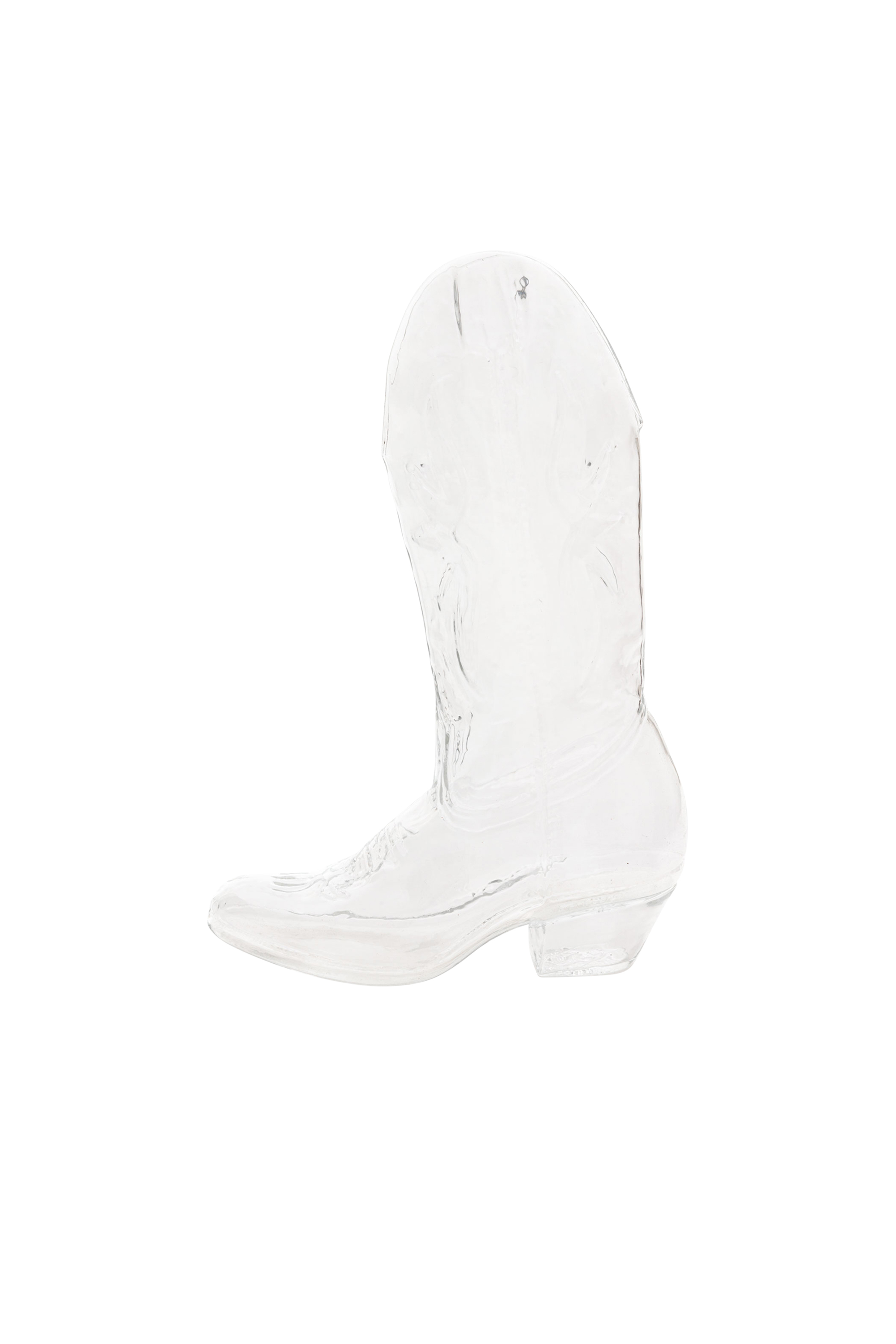 Diesel - 10064 GLASS VASE CRYSTALBOOTIE CM.24X8 H, Unisex Glasvase in Weiß - 4