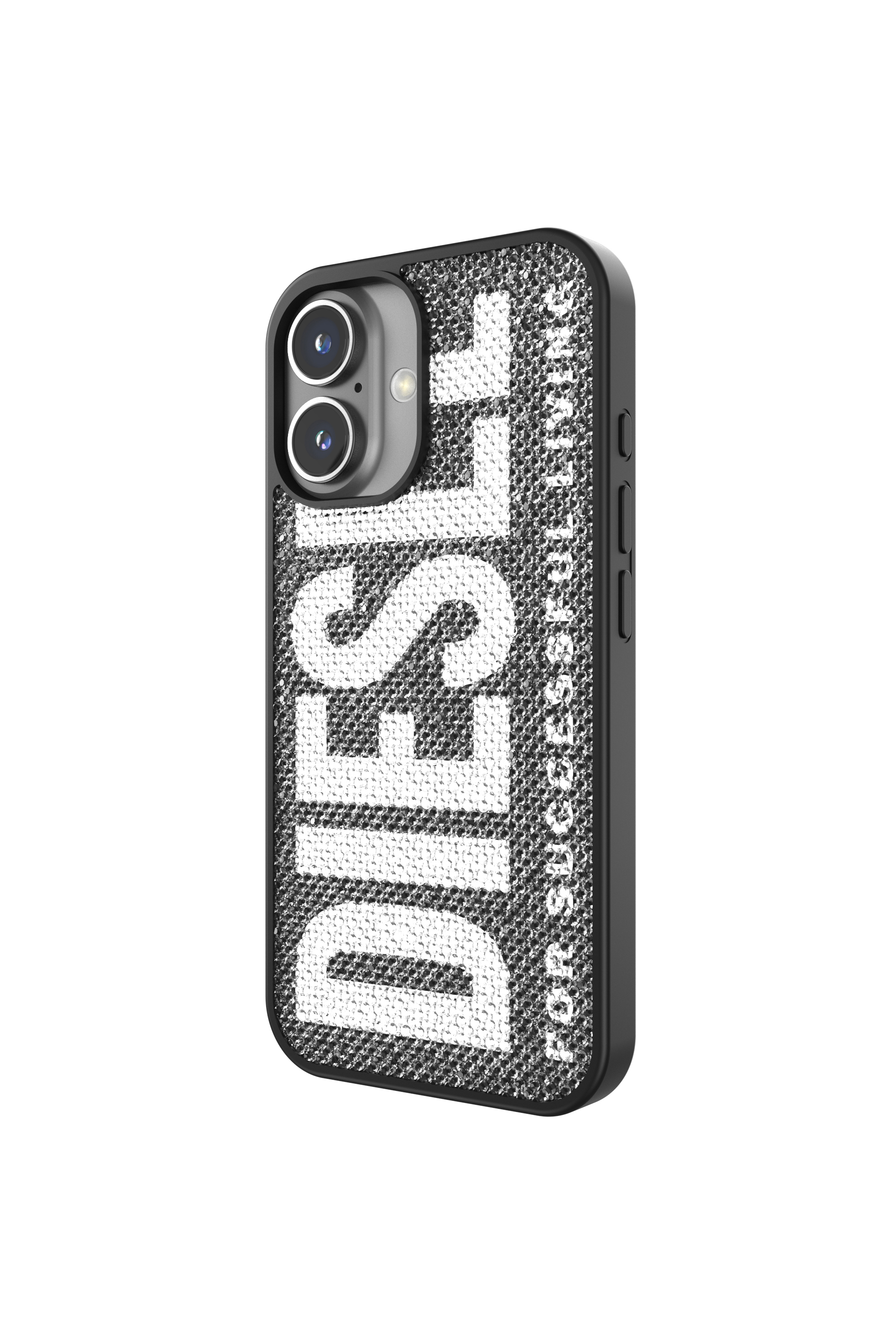 Diesel - 60183 MOULDED CASE, Unisex Swarovski Crystal Case for iP 16 in Schwarz - 4