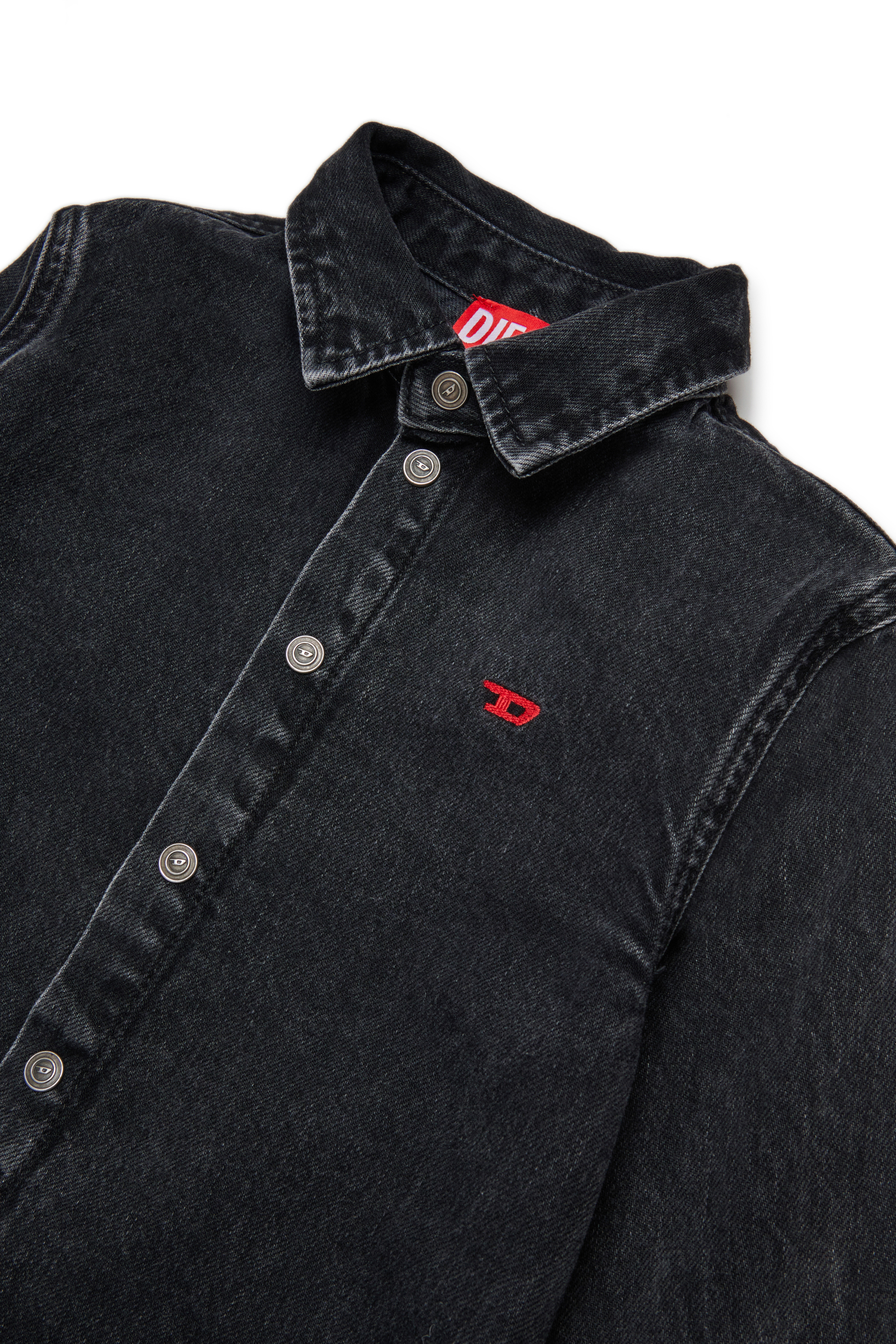 Diesel - DESSY, Damen Jeanskleid mit Taschen in Schwarz - 3