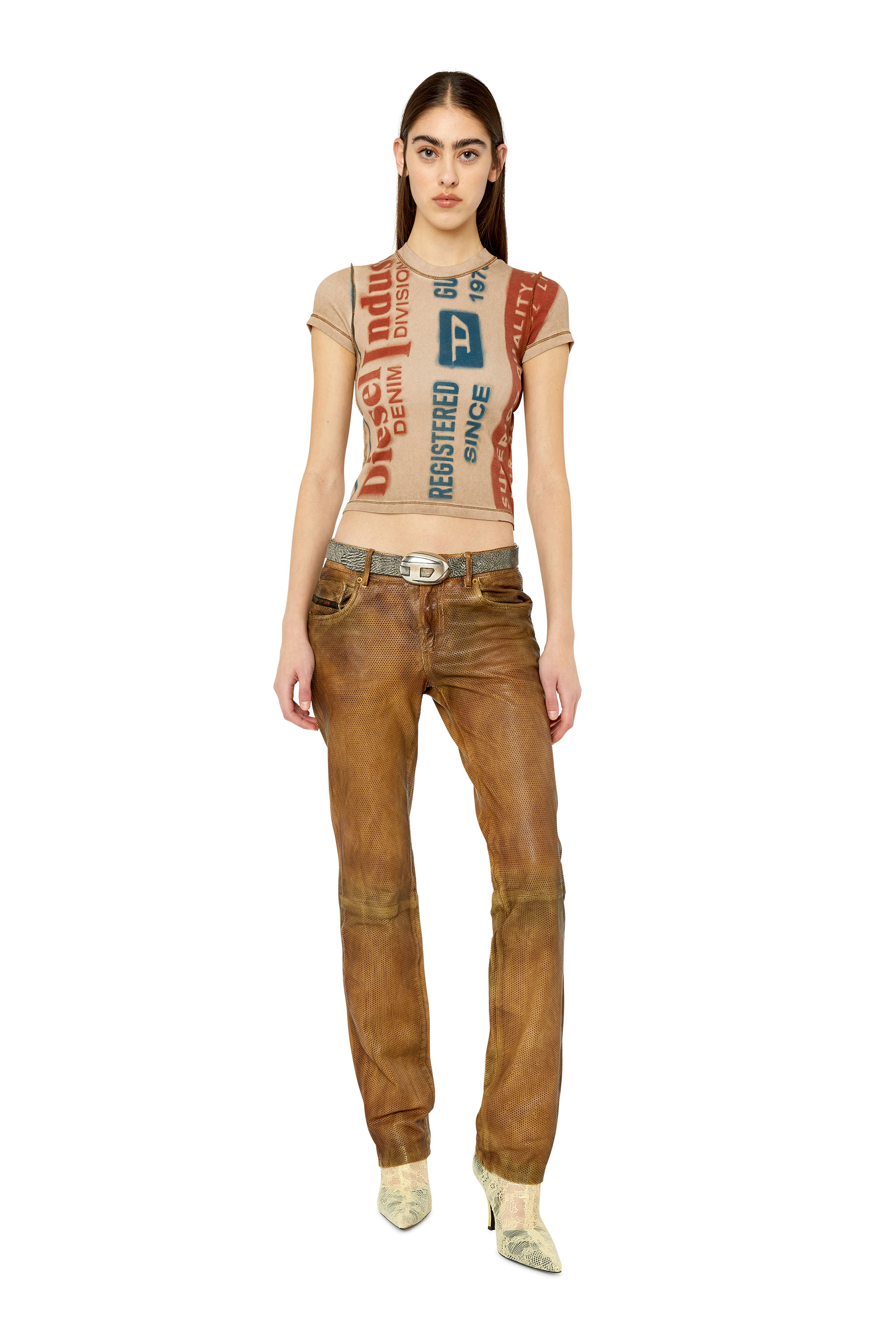 Diesel - T-SKINZY-G2, Beige - Image 2
