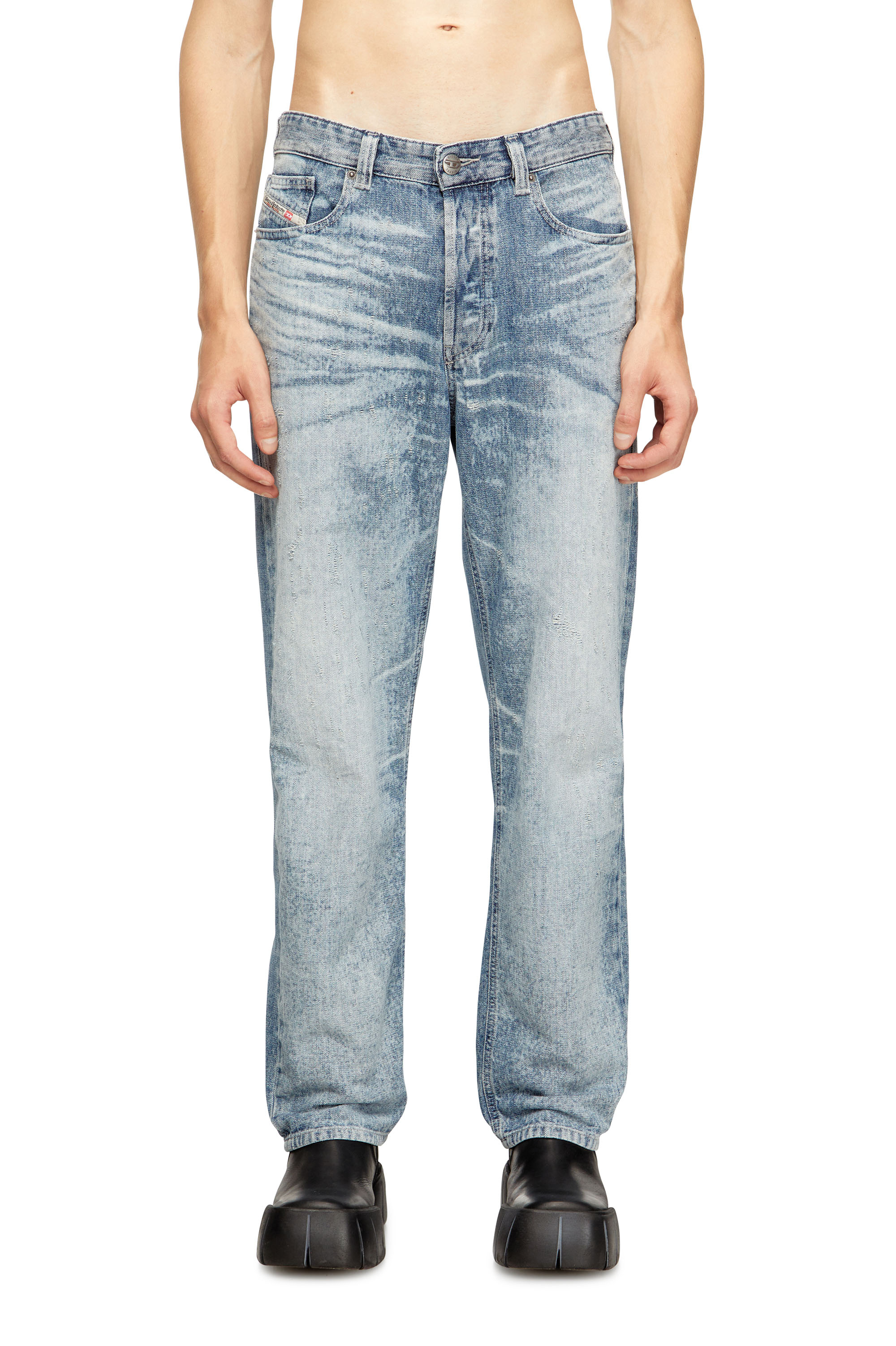 Diesel - Herren Regular Jeans 2024 D-Macs 068TY, Hellblau - 1