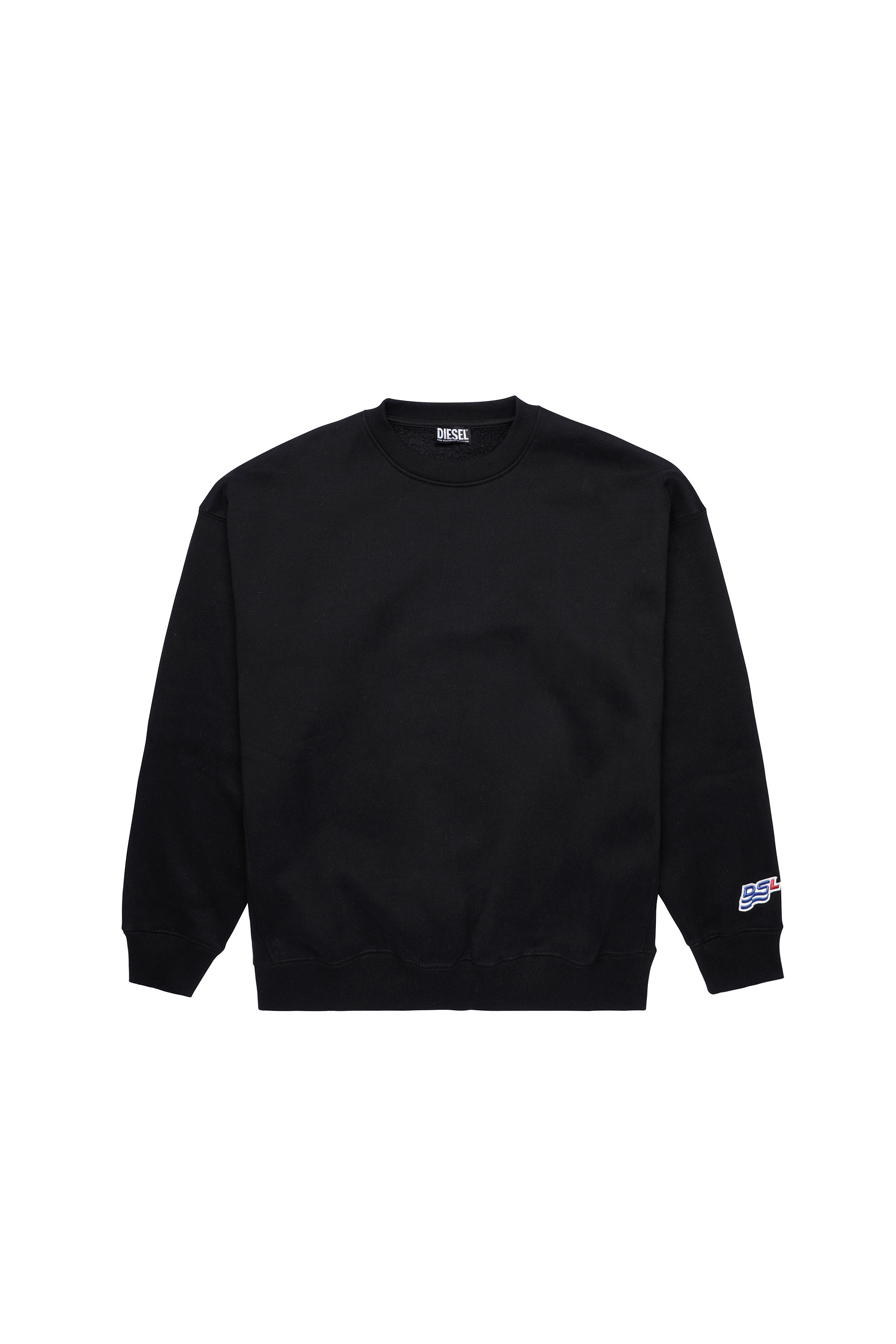 S-MART-RIB-B1, Schwarz - Sweatshirts
