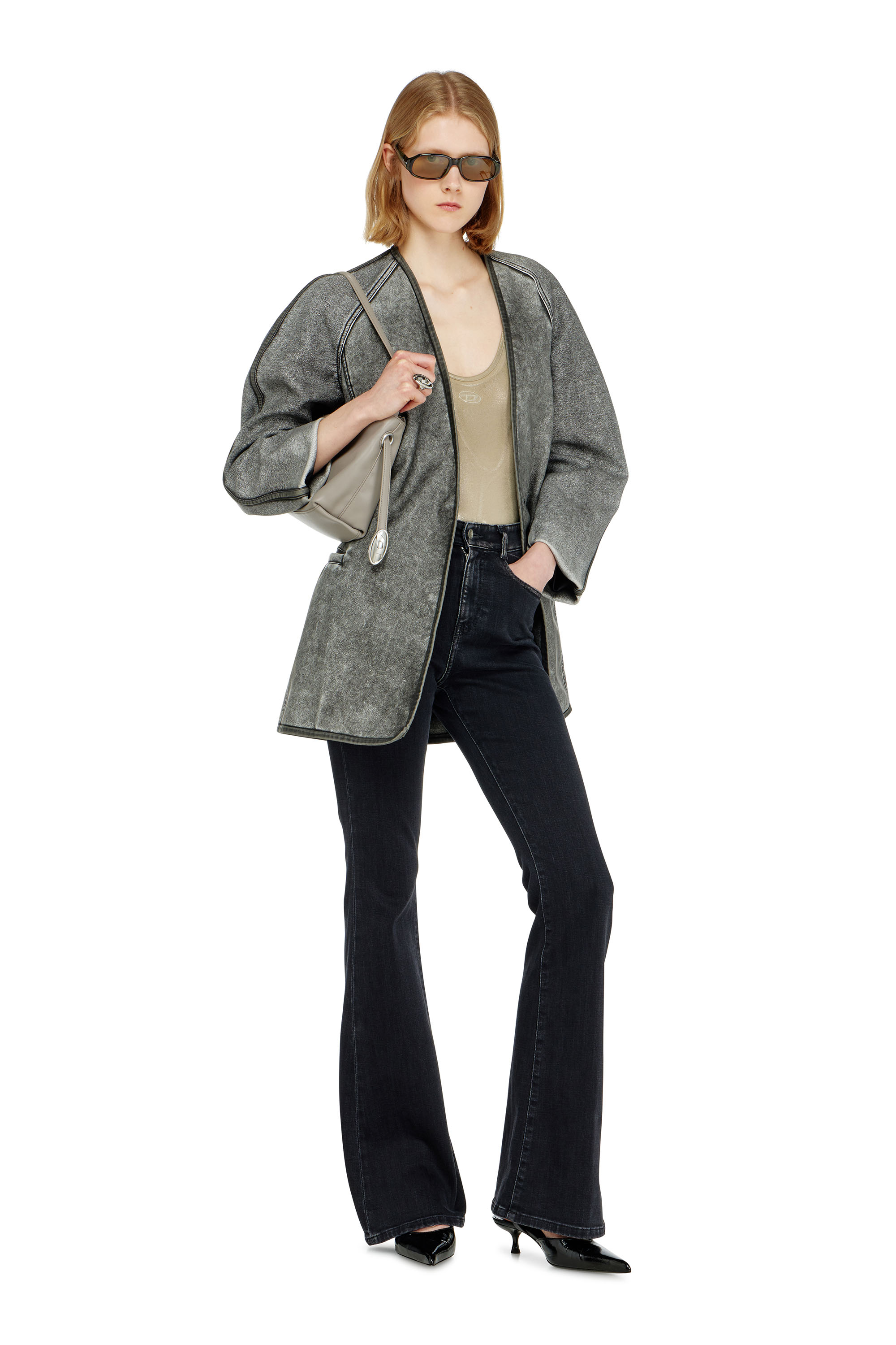Diesel - G-ALAX, Damen Cardigan-Jacke mit Kokon&auml;rmeln in null - 2