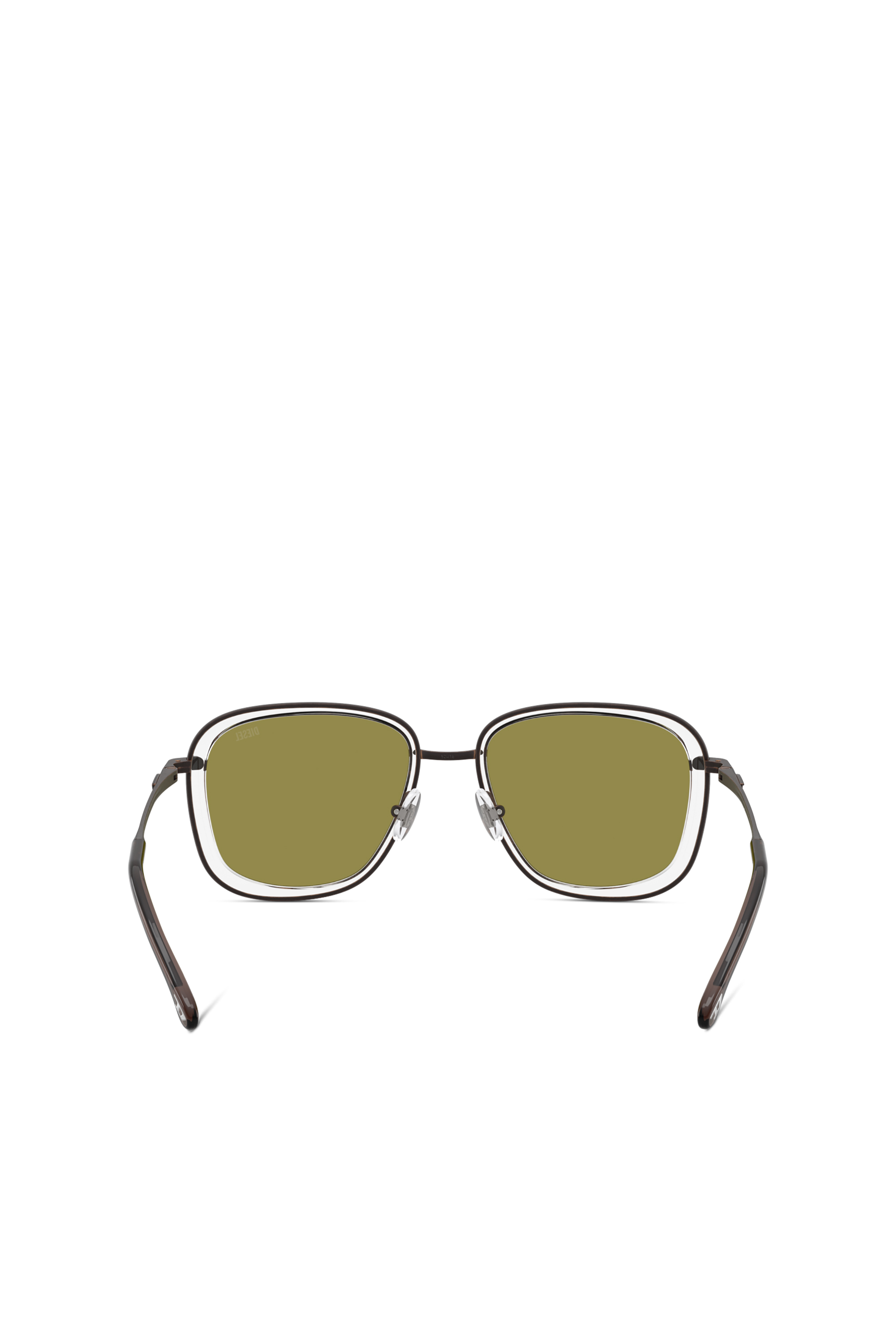 Diesel - 0DL1017, Unisex Quadratische Sonnenbrille in Grün - 3