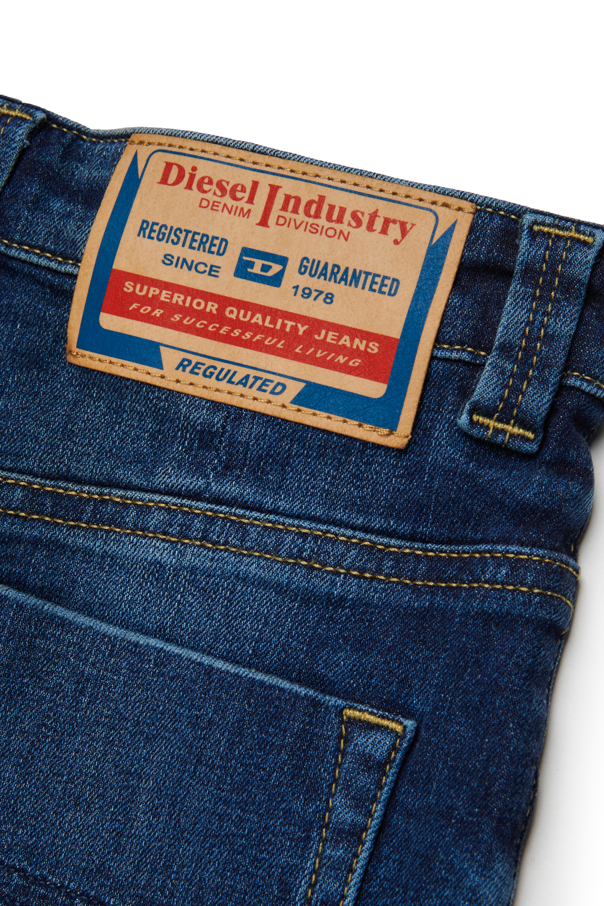 Diesel - GEALBUS, Damen Jeansrock in Denim mit Knopfleiste in Mittelblau - 4