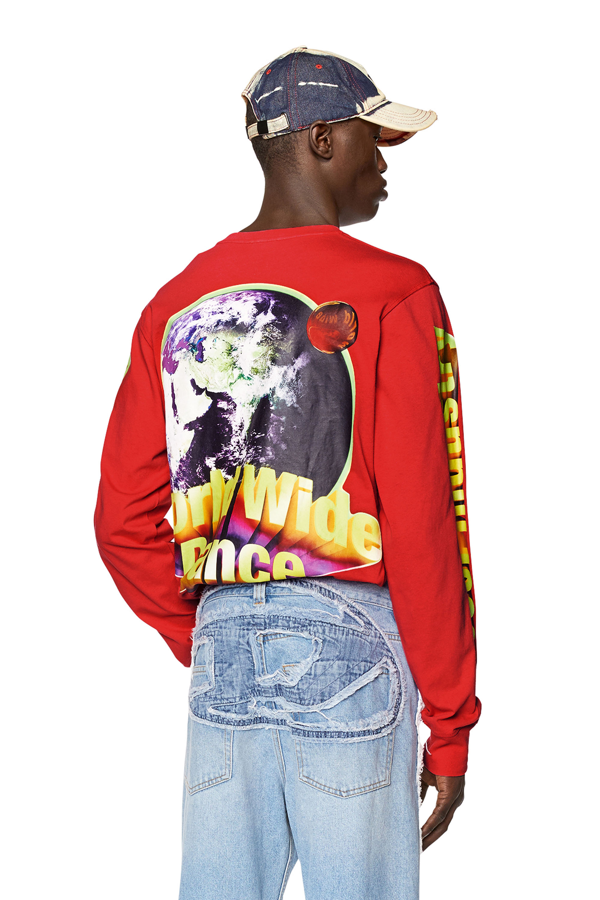 Diesel - T-JUST-LS-L1, Rot - Image 1