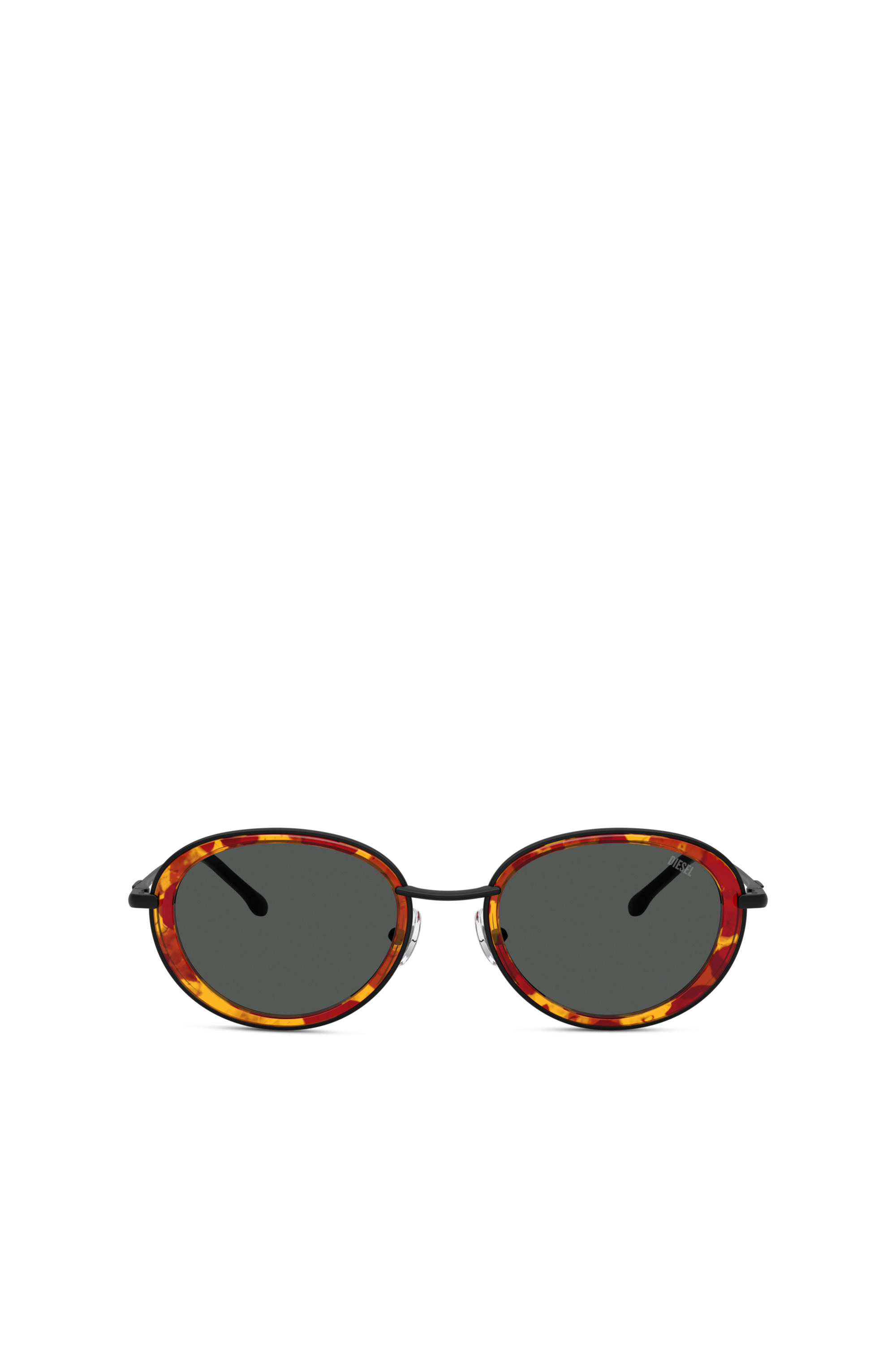 Diesel - 0DL1018, Unisex Ovale Sonnenbrillen in Schwarz - 2