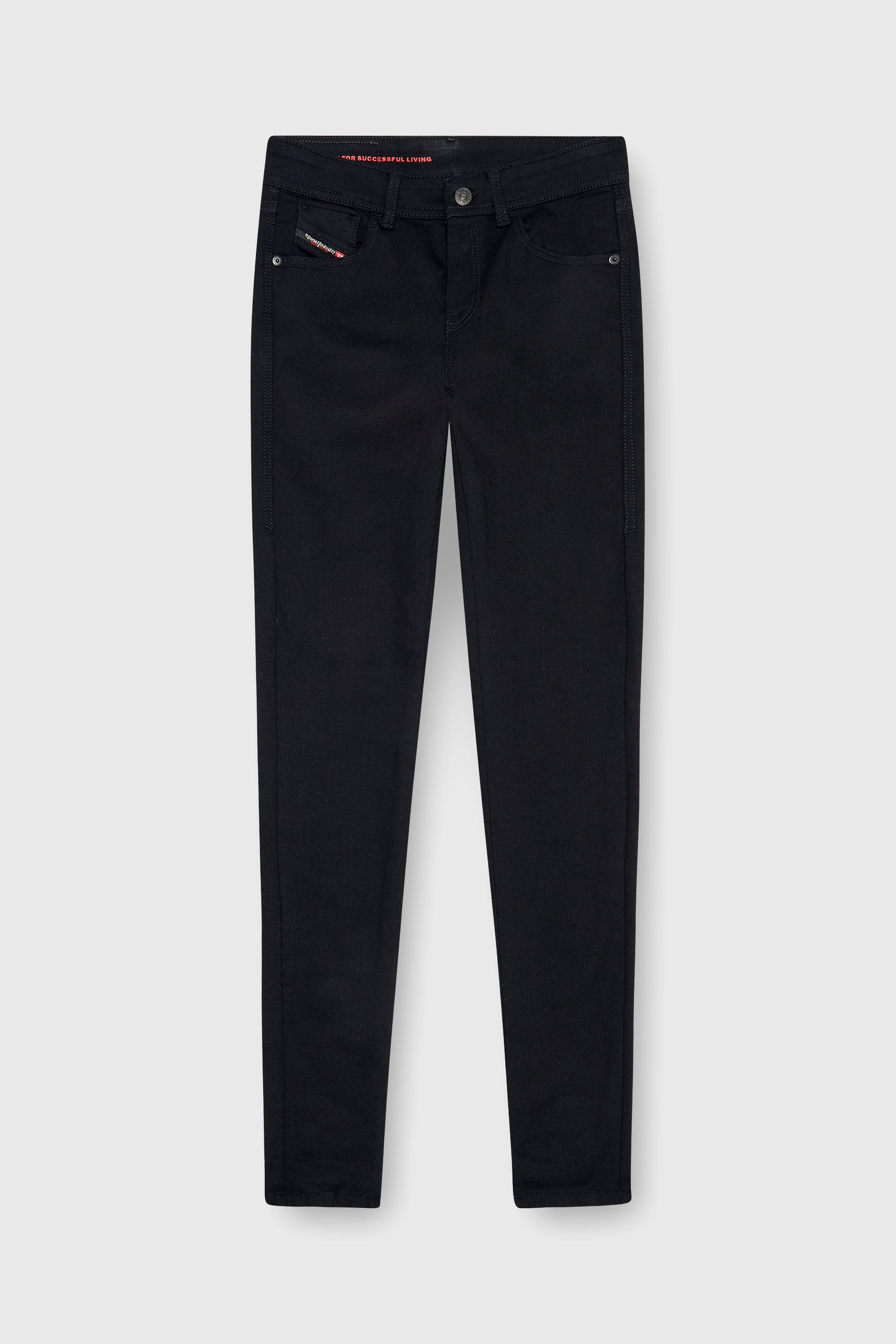 Diesel - Damen Skinny Jeans 2017 Slandy 069EF, Schwarz/Dunkelgrau - 2