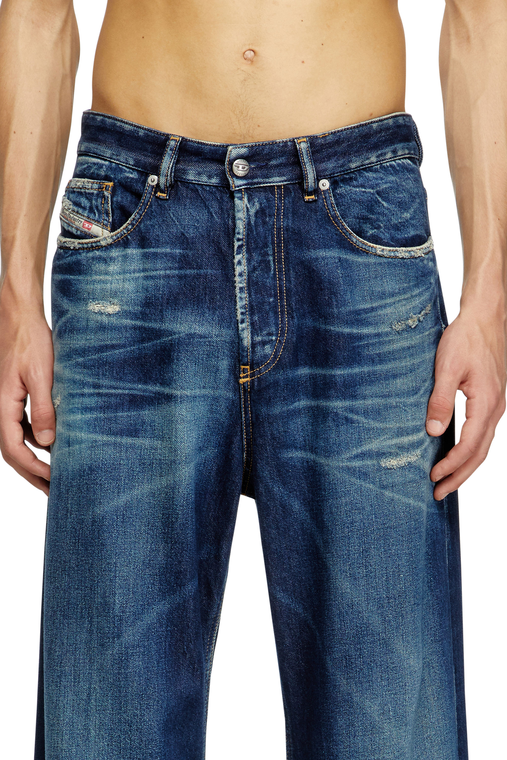 Diesel - Herren Relaxed Jeans D-Rise 09M06, Dunkelblau - 5