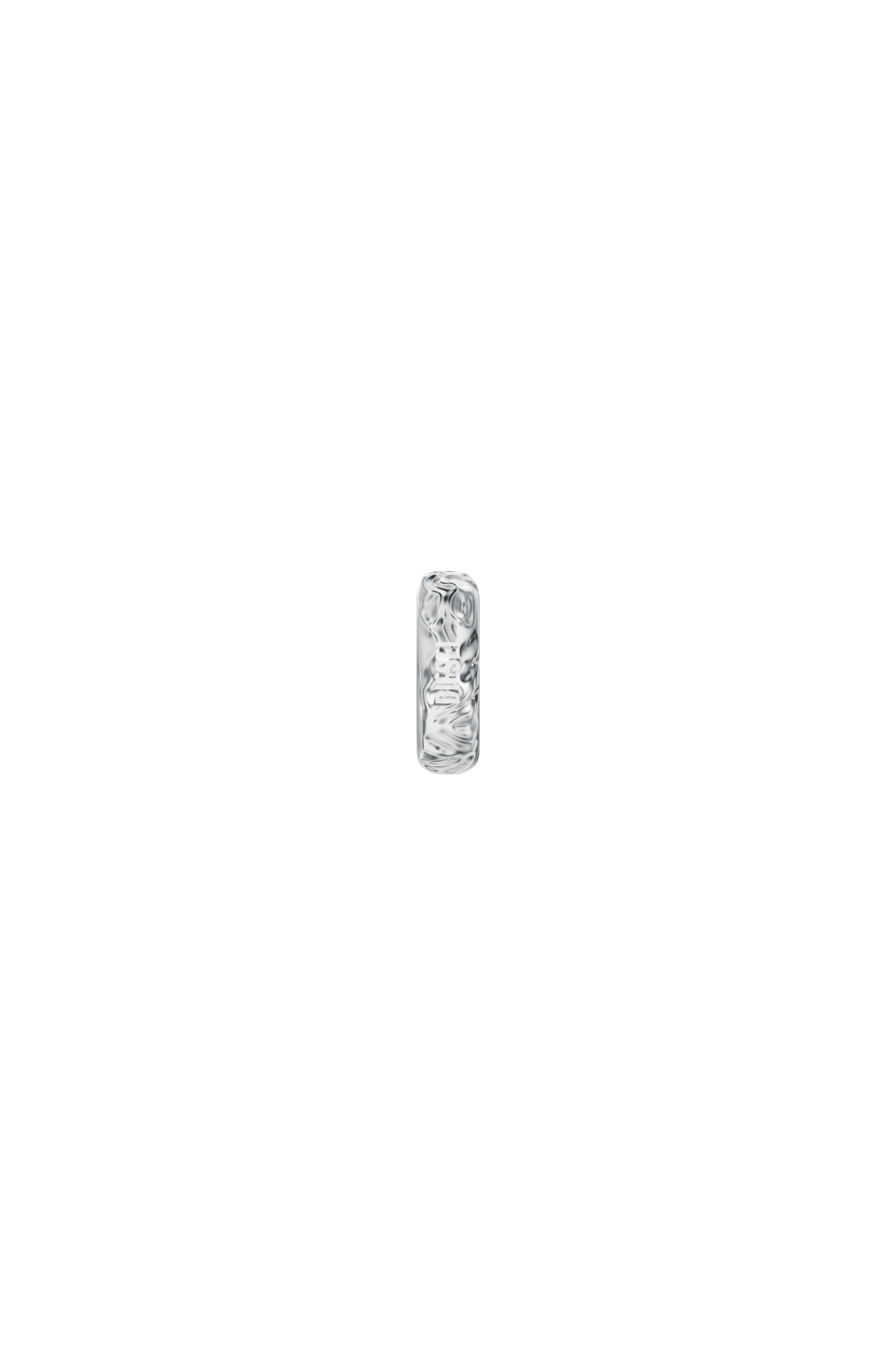 Diesel - DX1730040, Unisex Creole aus Edelstahl in Silber - 2