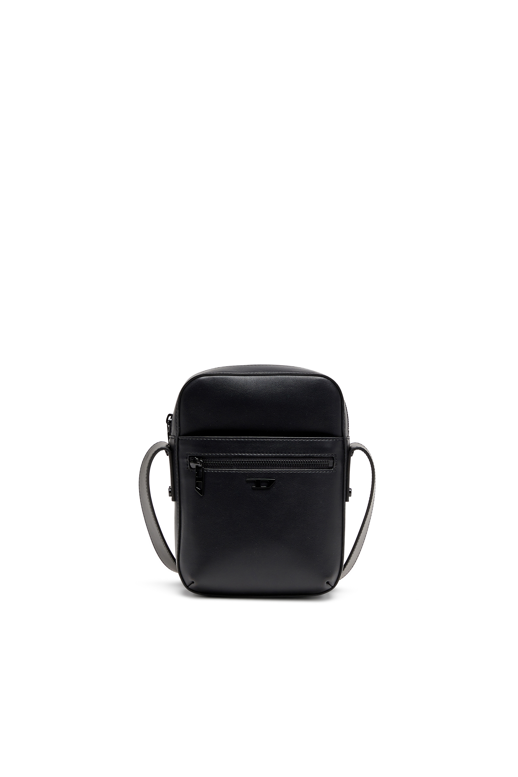 Diesel - RIVET-D CROSSBODY, Herren Rivet-D - Crossbody-Tasche aus PU mit Nieten-Details in Schwarz - 1