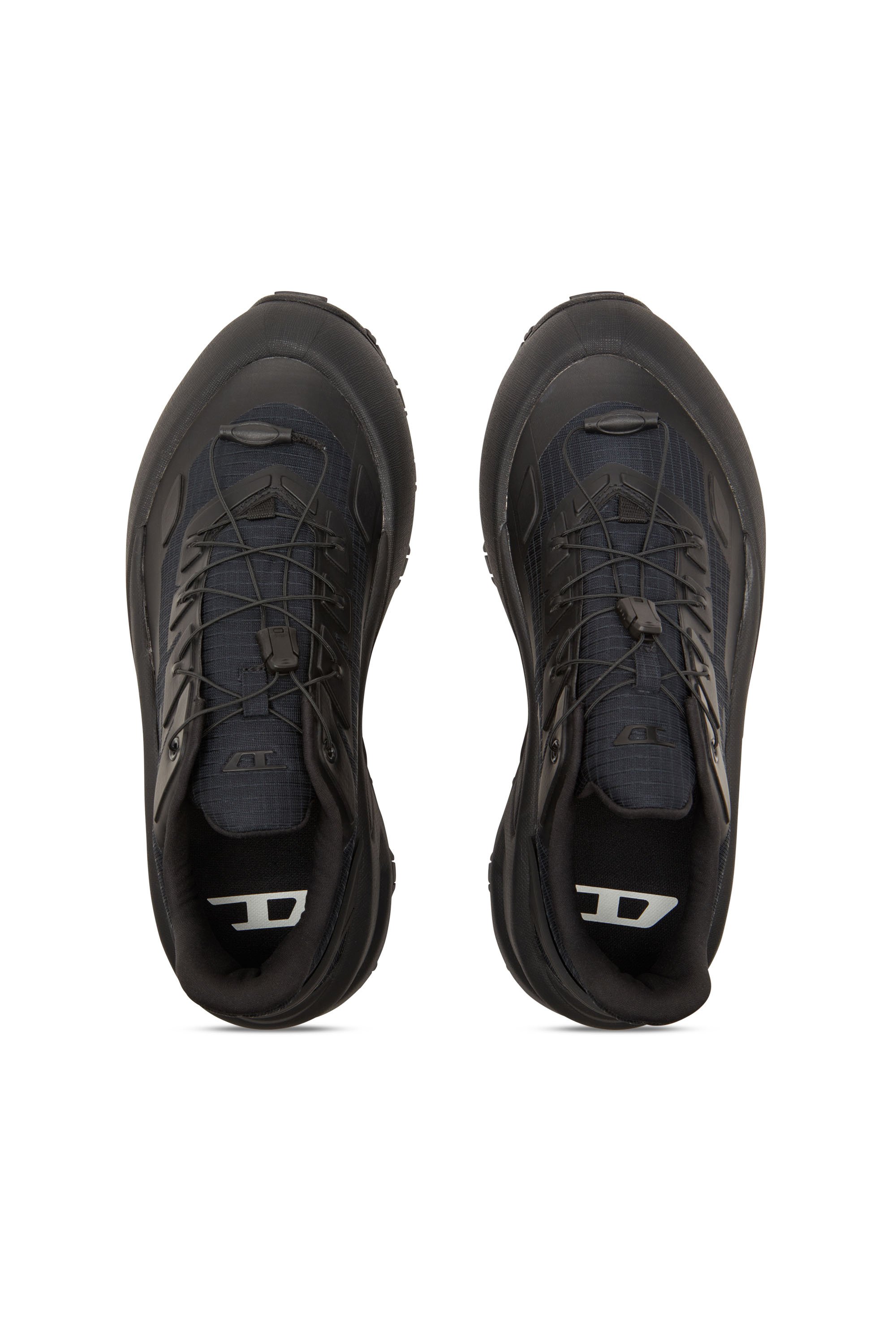 Diesel - D-CAGE RUNNER, Herren D-Cage Runner-Sneakers aus TPU-besetztem Ripstop in Schwarz - 5