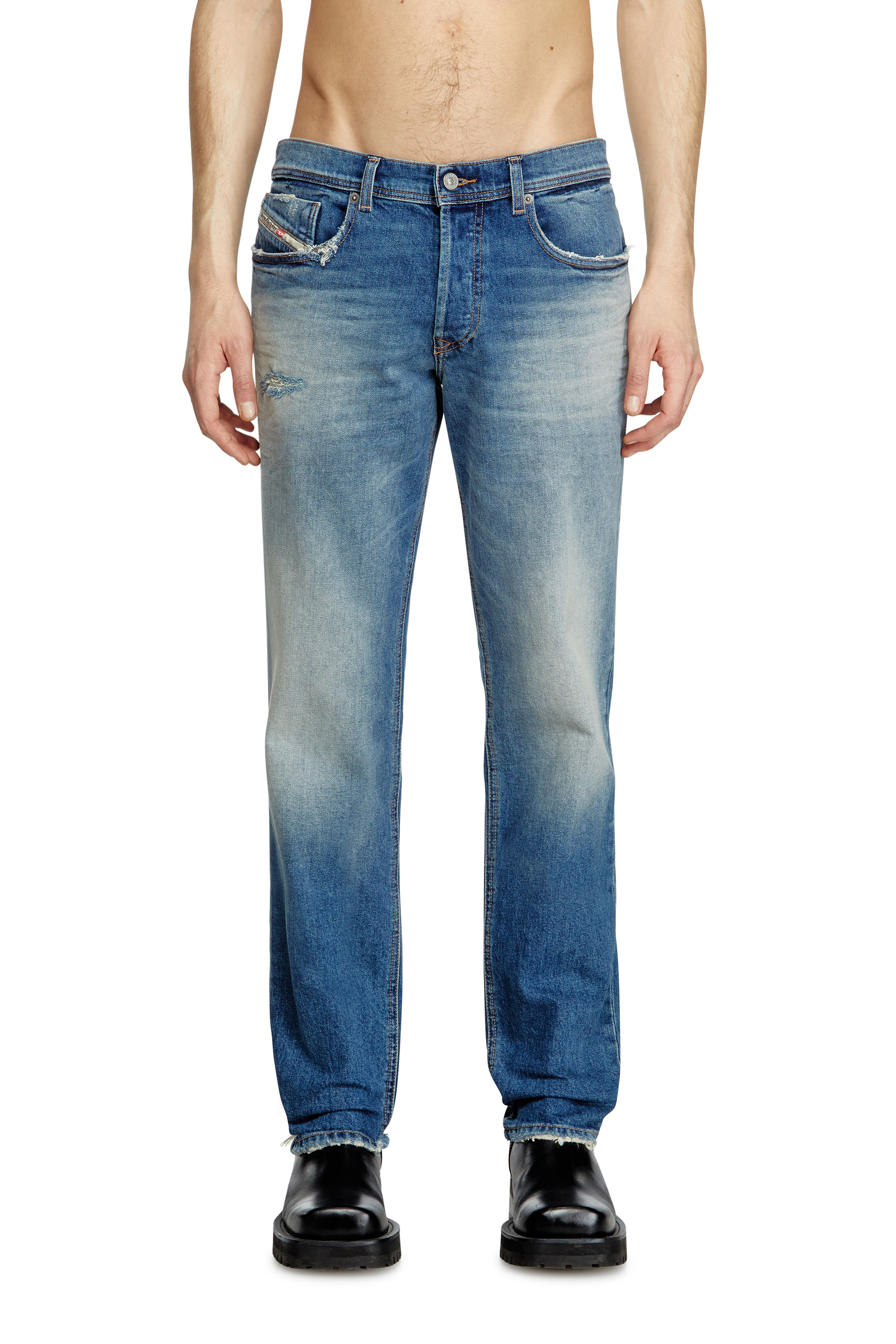 Diesel - Herren Regular Jeans 2023 D-Finitive 0BMBY, Mittelblau - 2