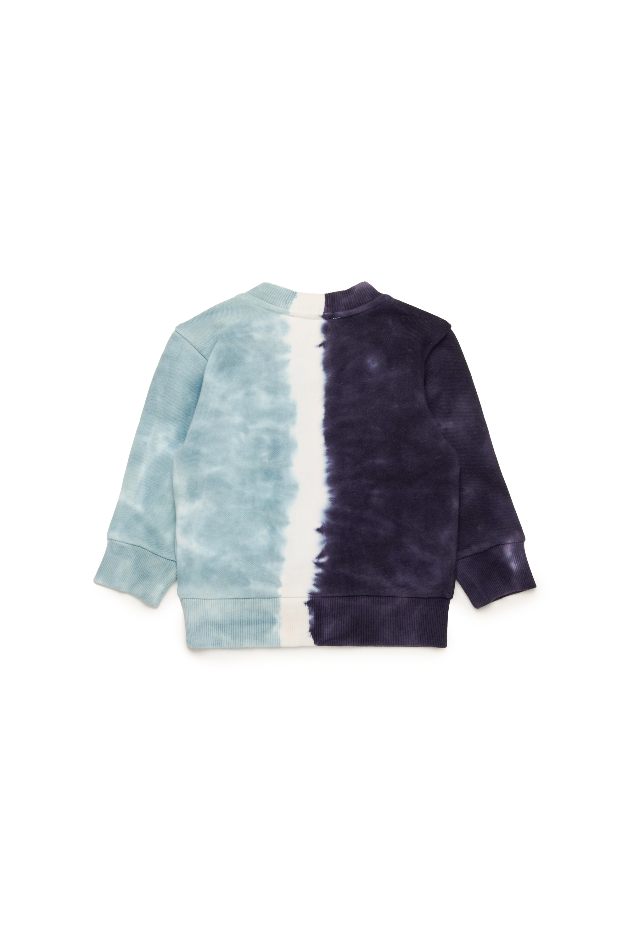 Diesel - SKITEB, Man's Dip-dye sweatshirt with d&eacute;grad&eacute; logo in Blue - 2