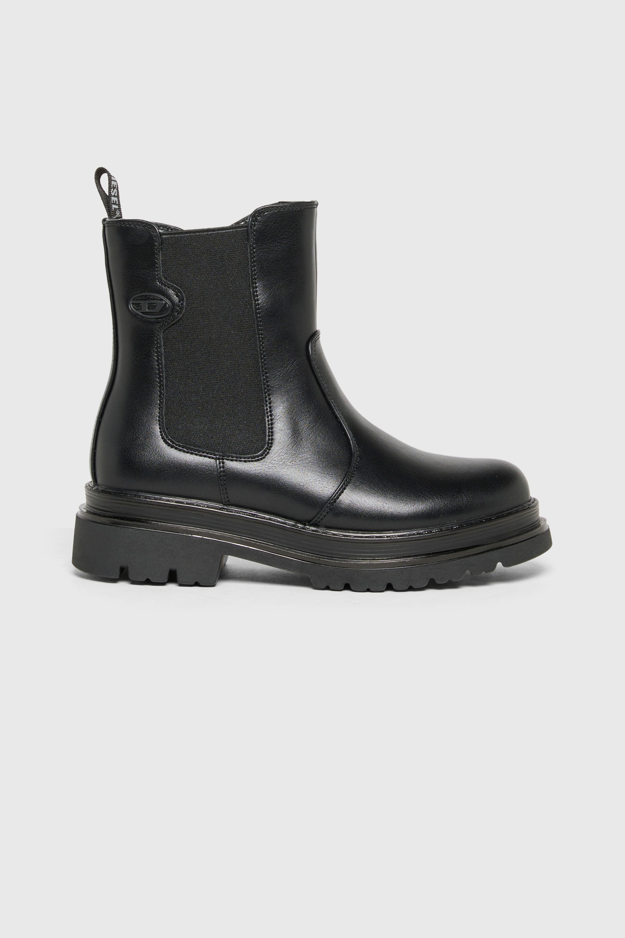 Diesel - D-VYNCOUN, Unisex D-Vyncoun - Chelsea Boots mit Oval D Logo in Schwarz - 1