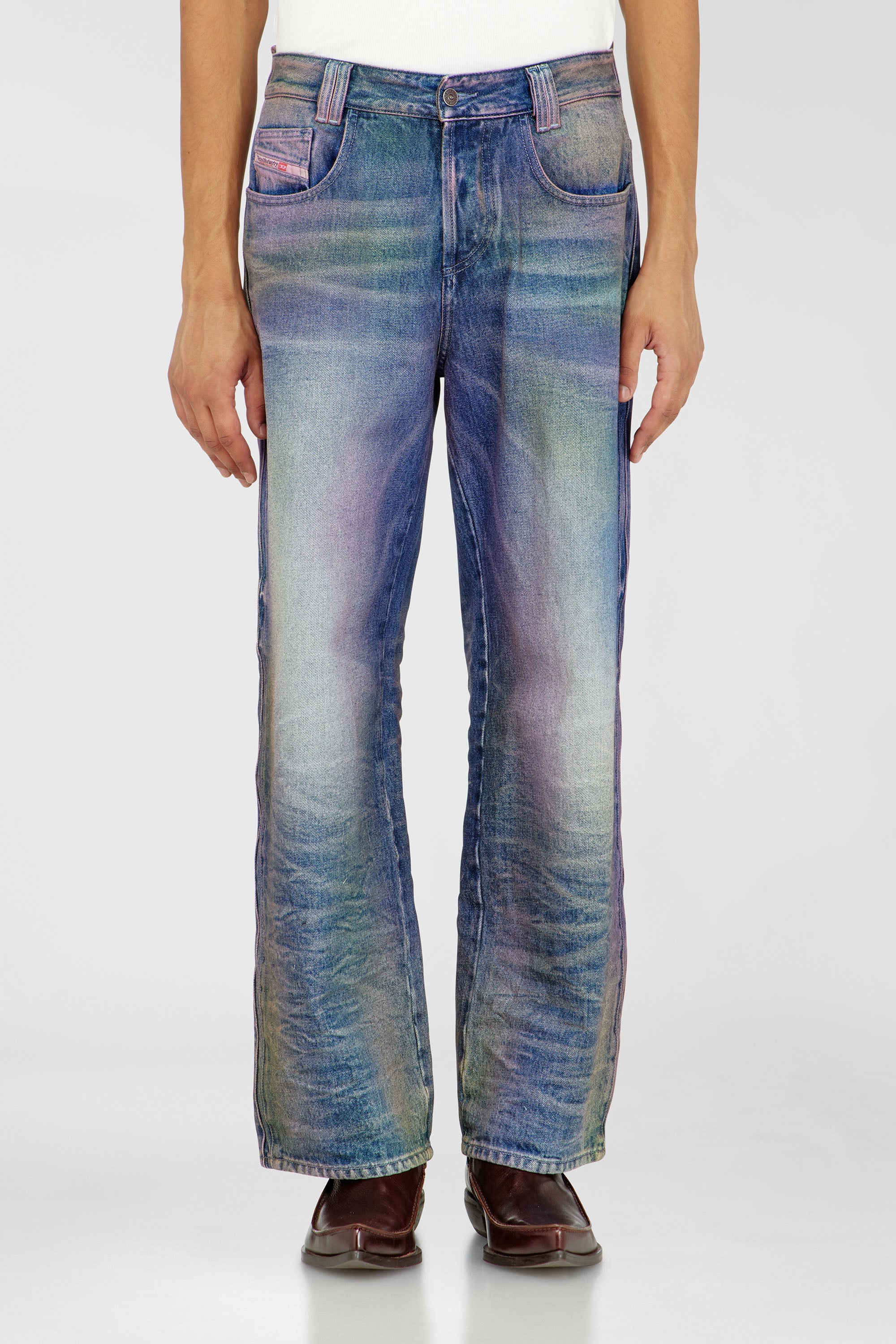 Diesel - Unisex Relaxed Jeans 1982 D-Hakou 007FW, Mittelblau - 1