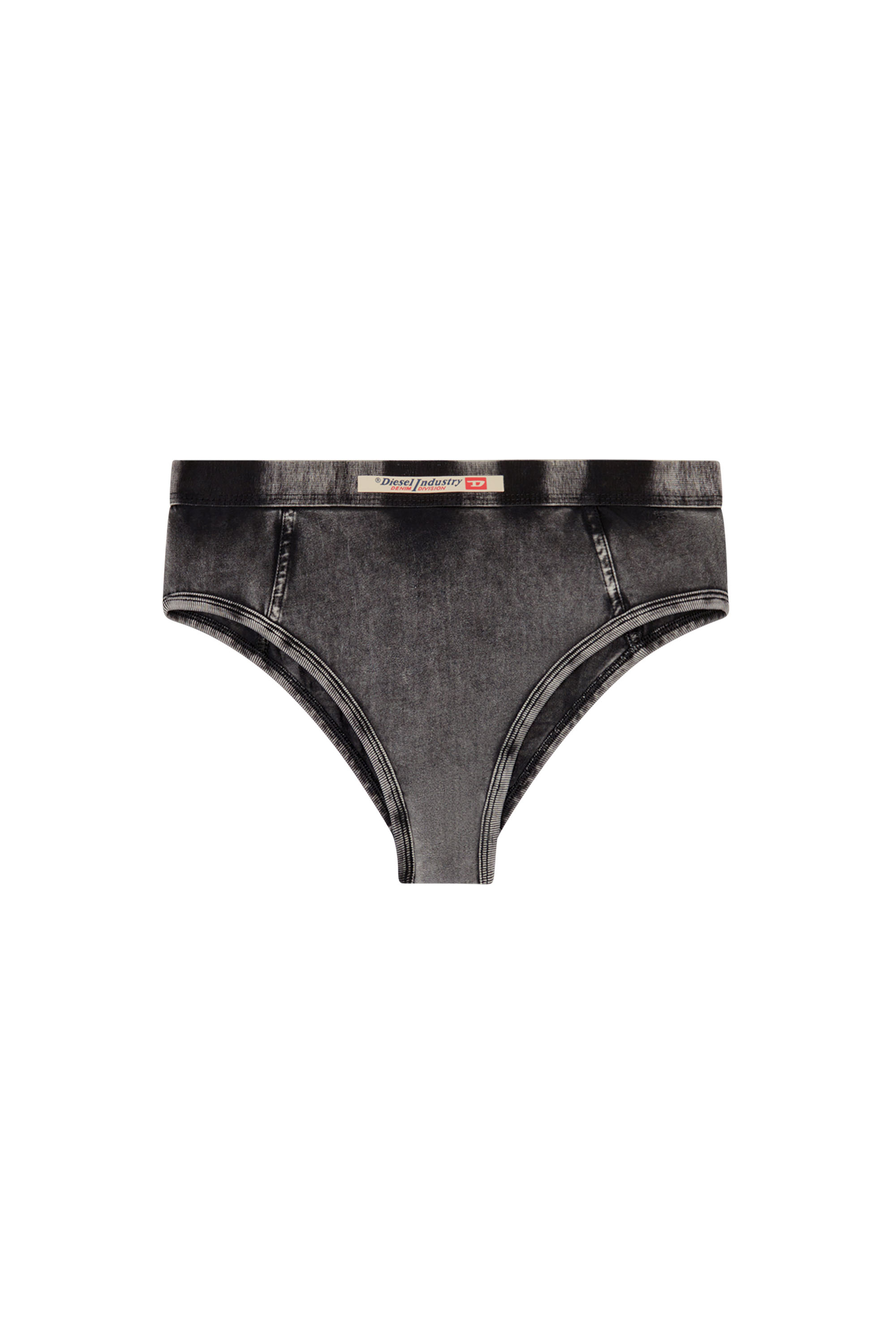 Diesel - HIPSTER-DNM, Woman's Hipster briefs in denim-effect jersey in Black - 4