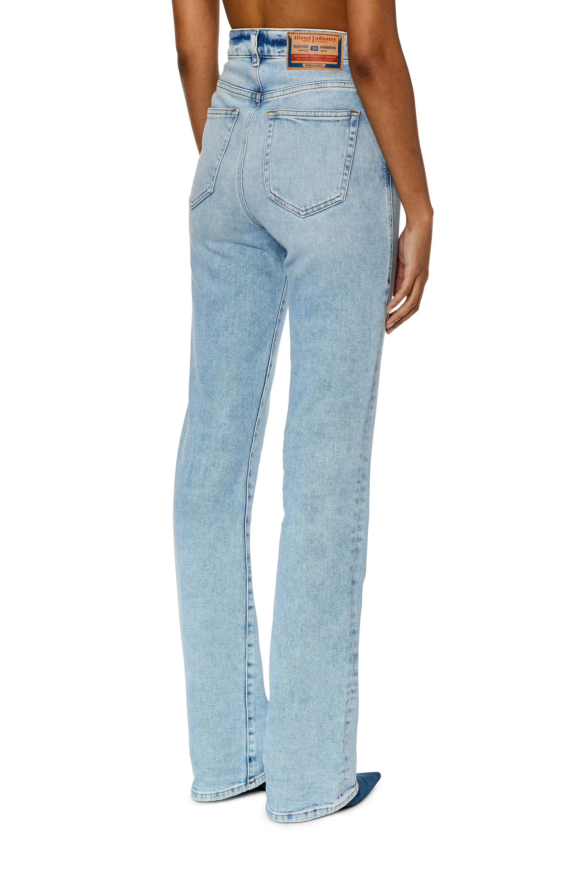 Diesel - 2003 D-Escription 09E81 Bootcut and Flare Jeans, Hellblau - Image 2