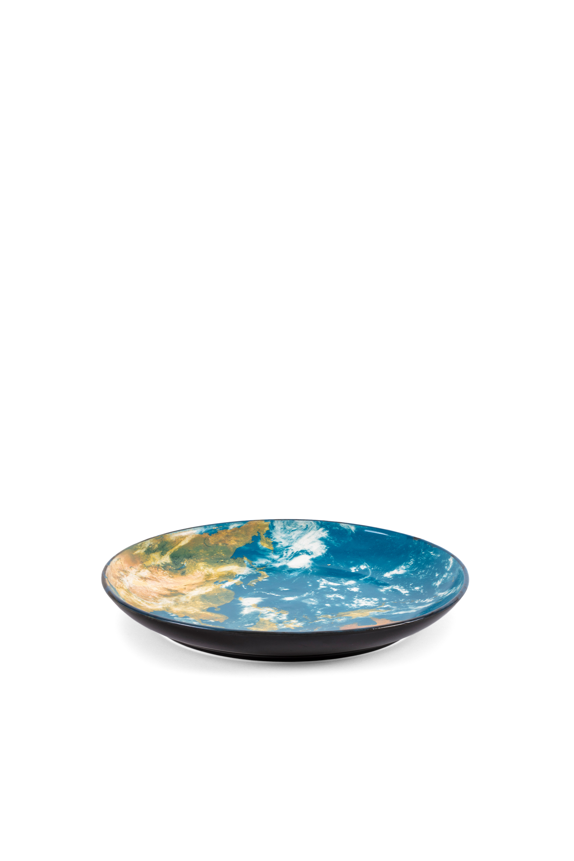 Diesel - 10834 COSMIC DINER, Unisex Essteller aus Porzellan – „Cosmic Diner: EARTH ASIA“ in Blau - 3
