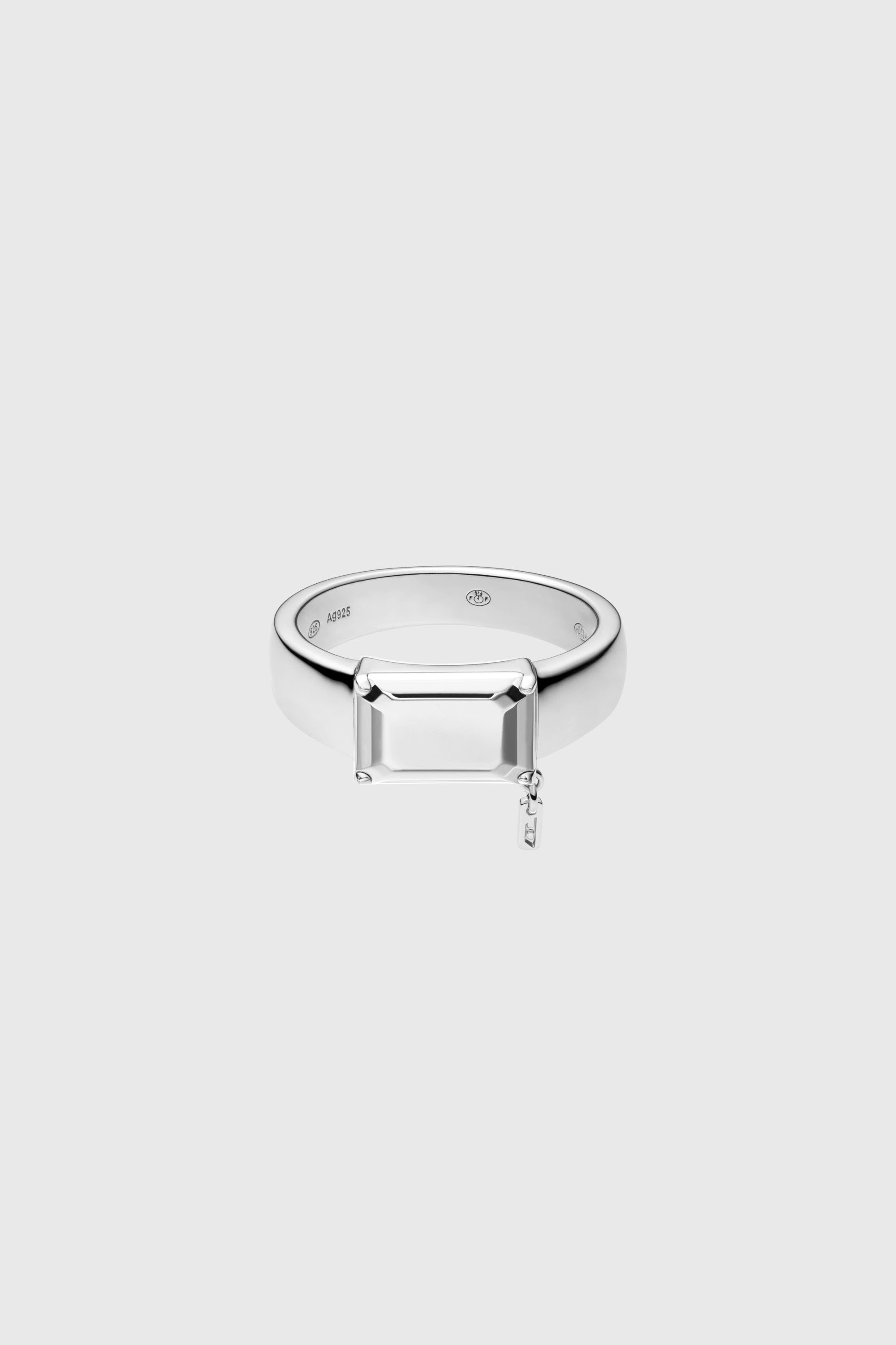 Diesel - DL1365040 STERLING SILVER JEWEL, Unisex Sterlingsilber-Zentralfokus-Ring in Silber - 2