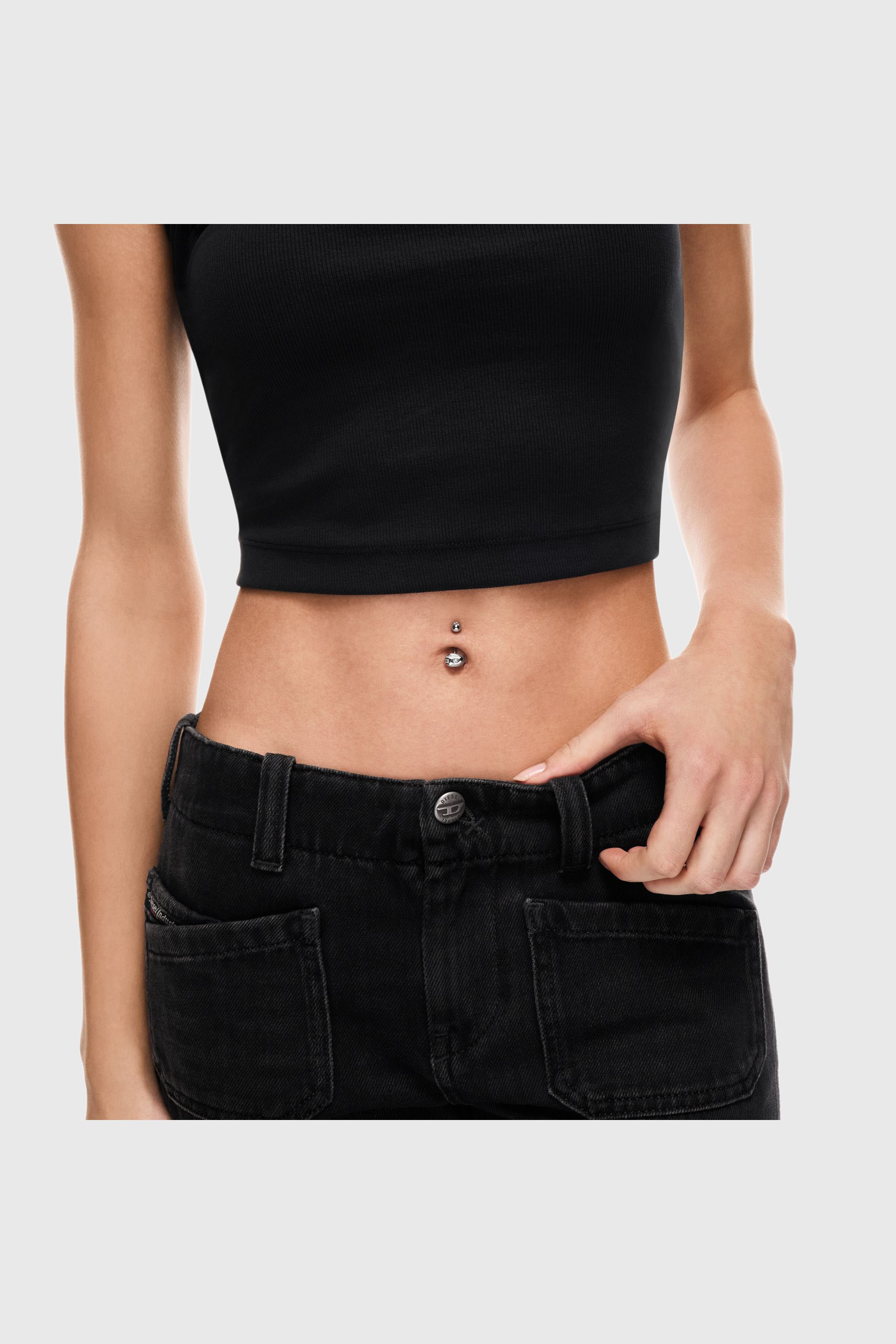 Diesel - DX1698040 JEWELLERY, Unisex Bauchnabelschmuck aus Edelstahl in Silber - 4