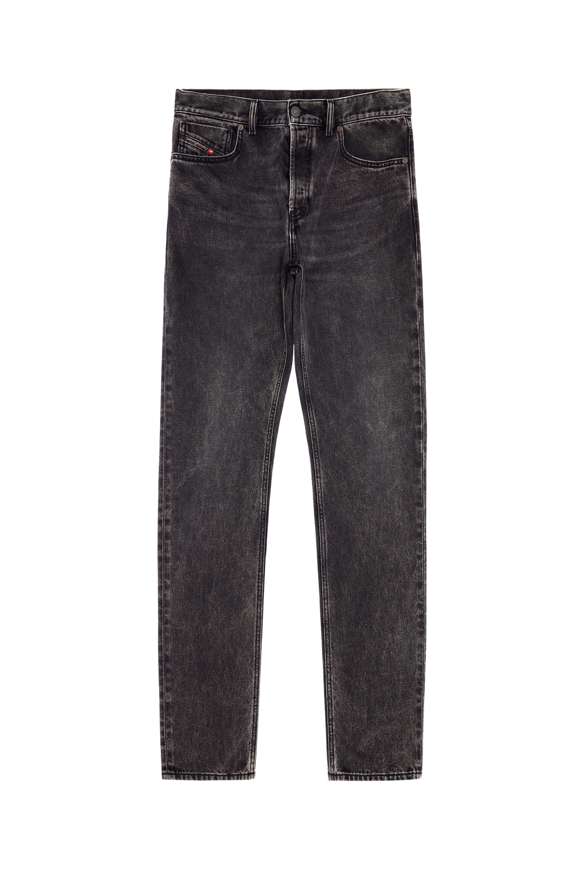 1995 09B87 Straight Jeans, Schwarz/Dunkelgrau - Jeans