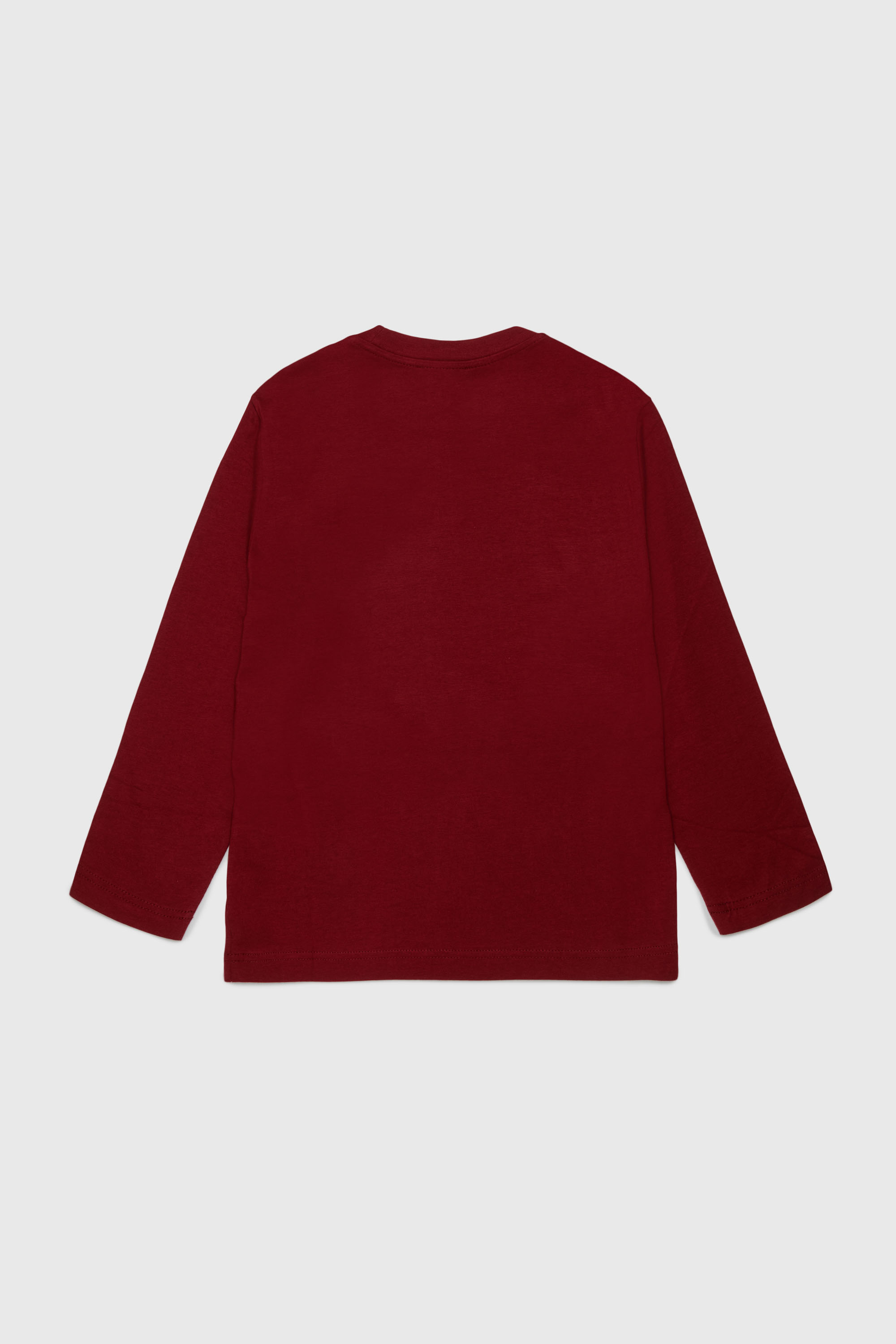 Diesel - TCIRCLELS OVER, Herren Langarm-T-Shirt mit Oval D Logo in Rot - 2