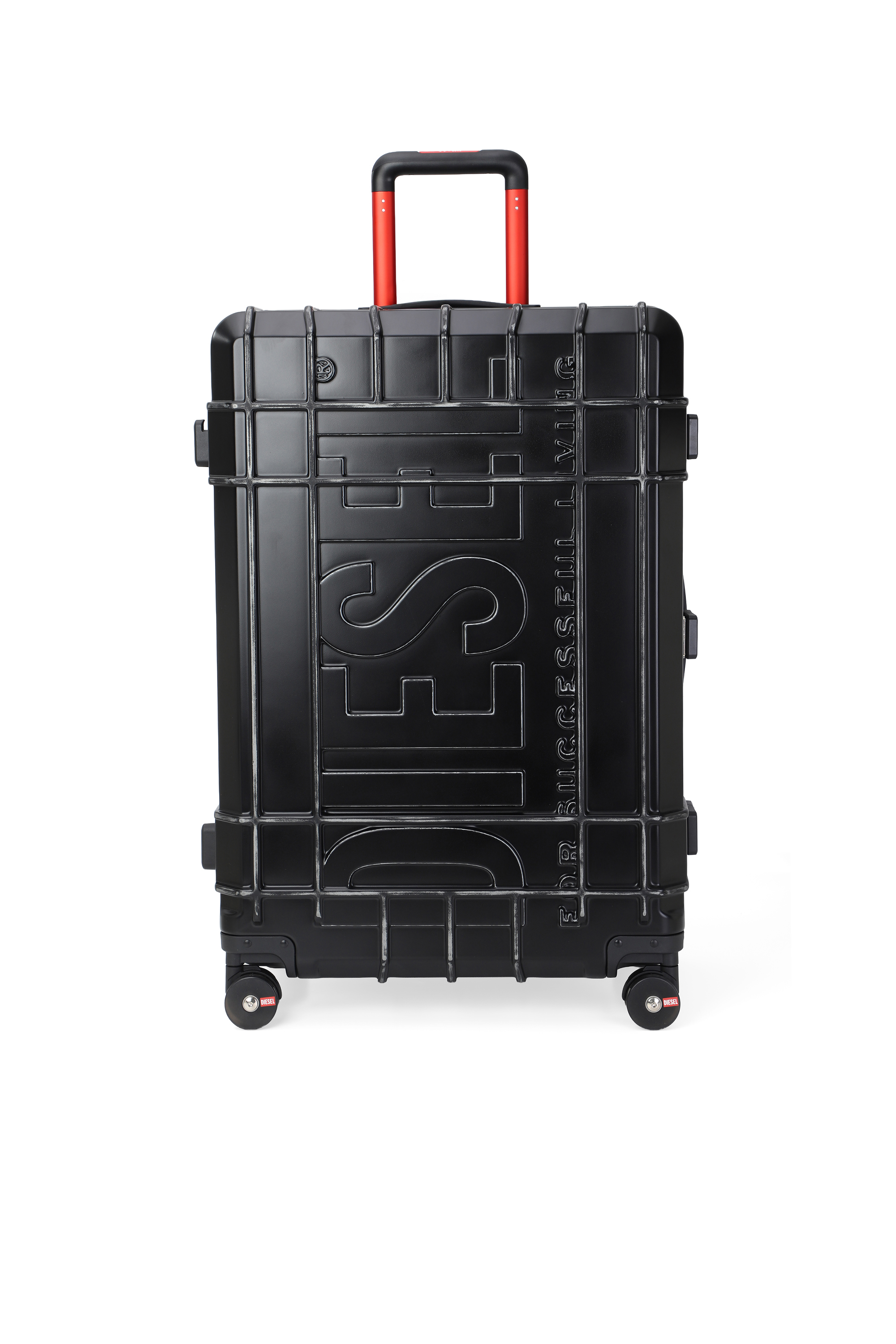 Diesel - DIESEL PC STRONG IMAGE TROLLEY- DSL003, Unisex Robuster Koffer Gr&ouml;&szlig;e L in Schwarz - 1